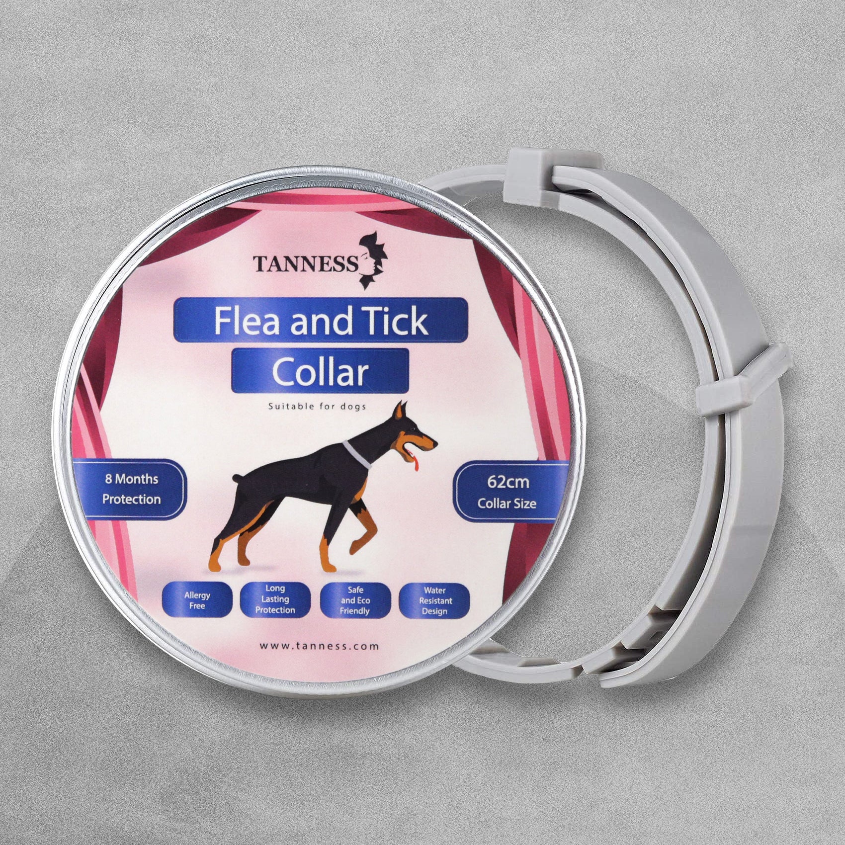 Tanness Flea and Tick Collar for Pets Large 62cm