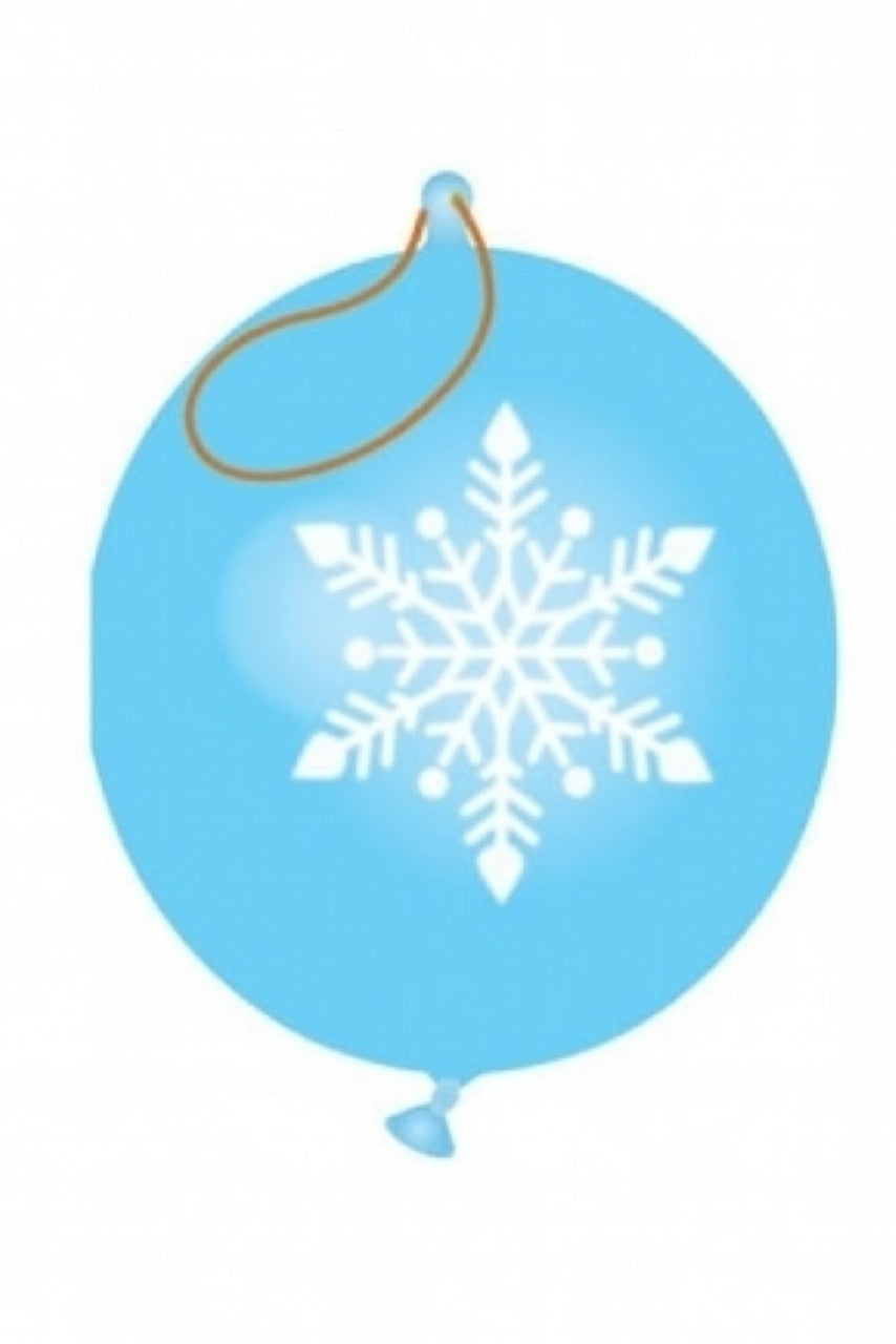 Blue Snowflake Balloon - Pack of 2