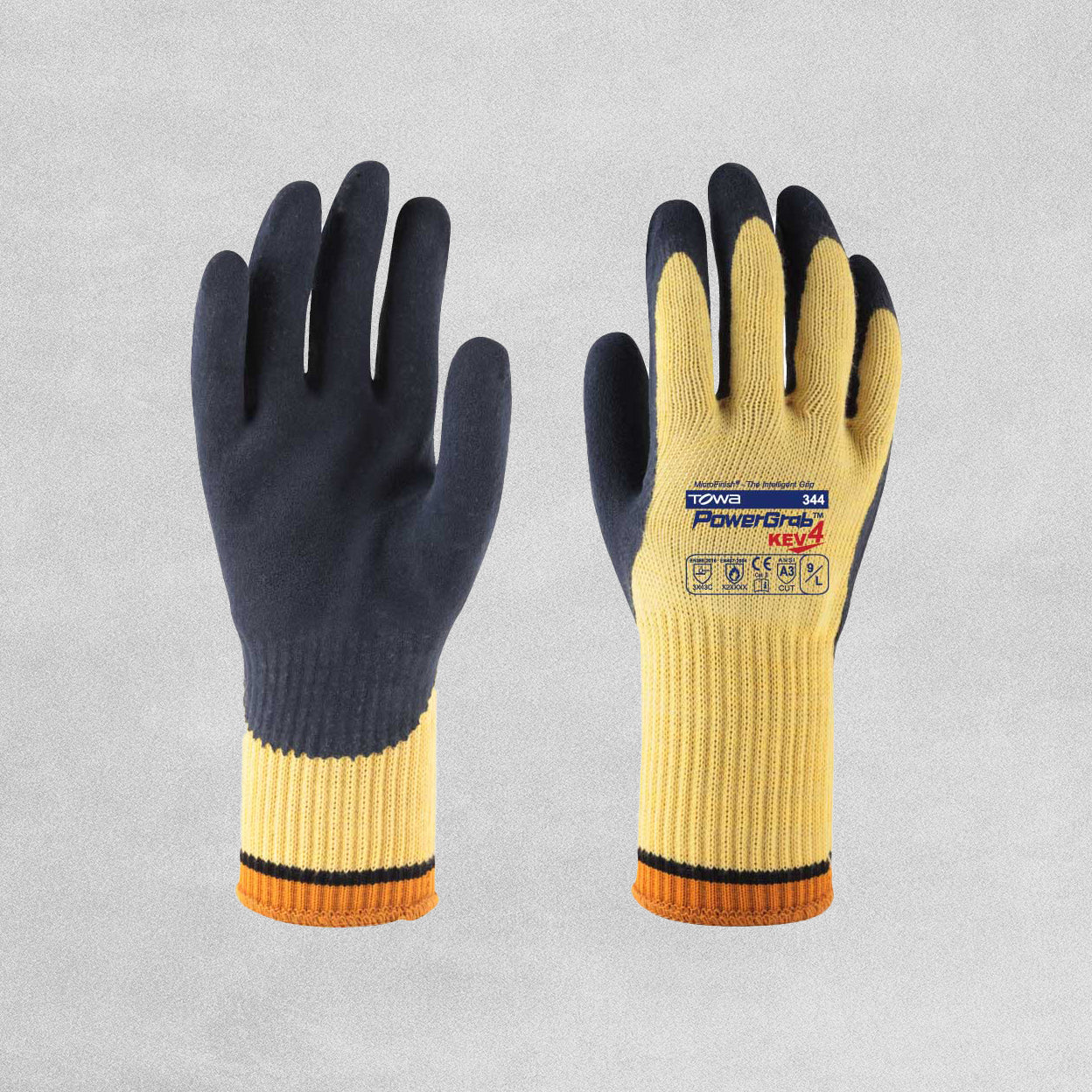 Towa PowerGrab Kev4 Gloves - Various Sizes Available