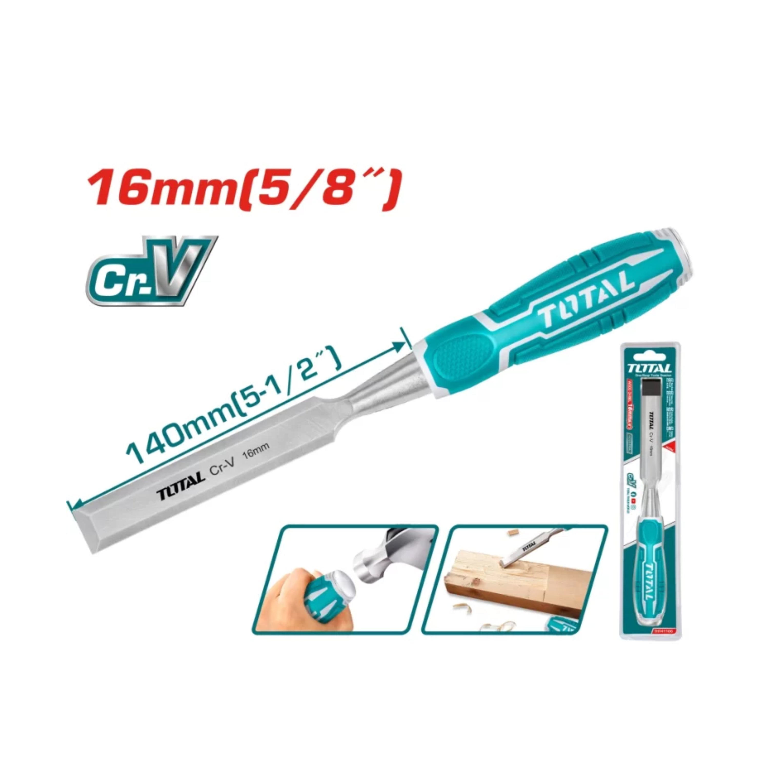 Total 16mm Wood Chisel - THT41166