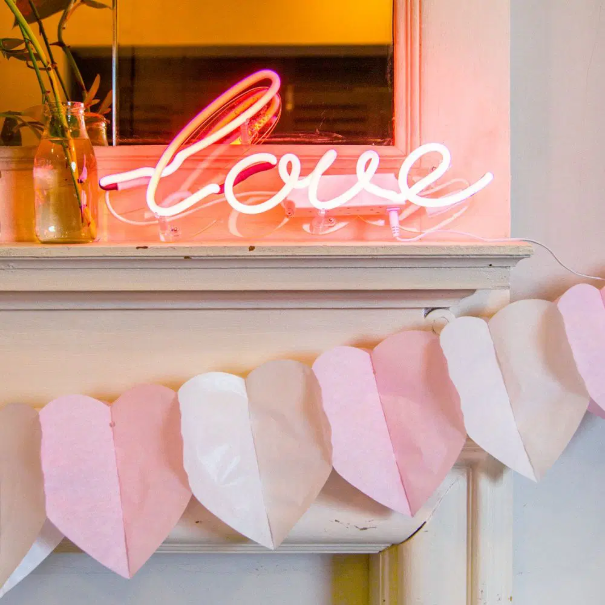 Paper Heart Garlands - 3pcs