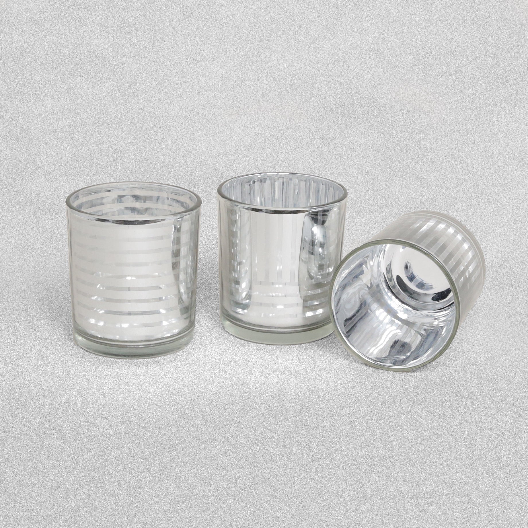 Metallic Tealight Holders - 3pcs