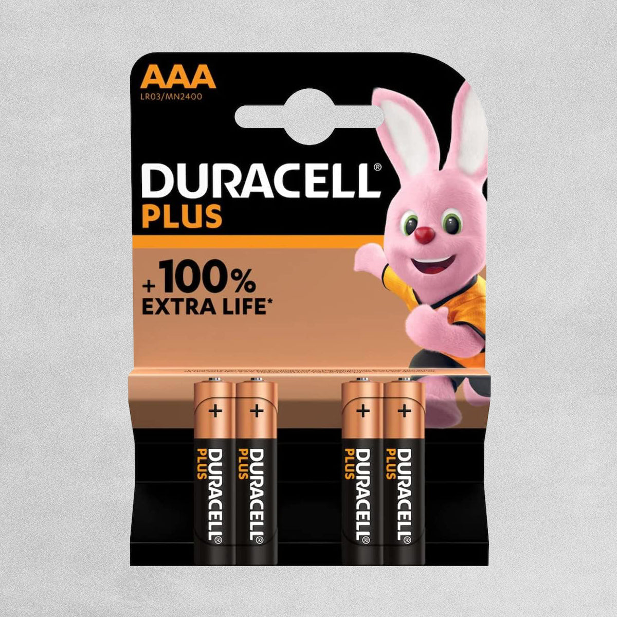 Duracell Plus AAA Batteries - 4pcs