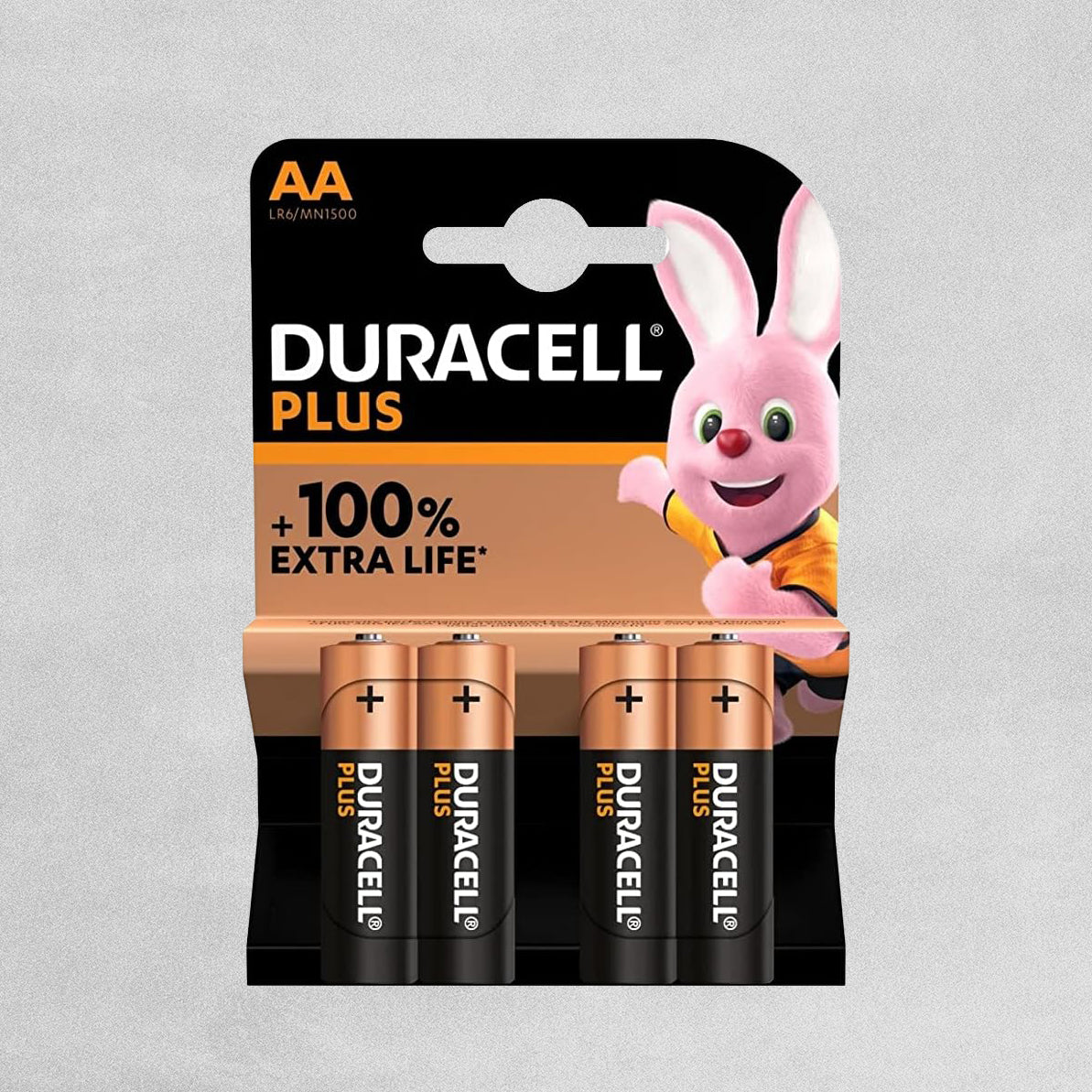 Duracell Plus AA Batteries - 4pcs