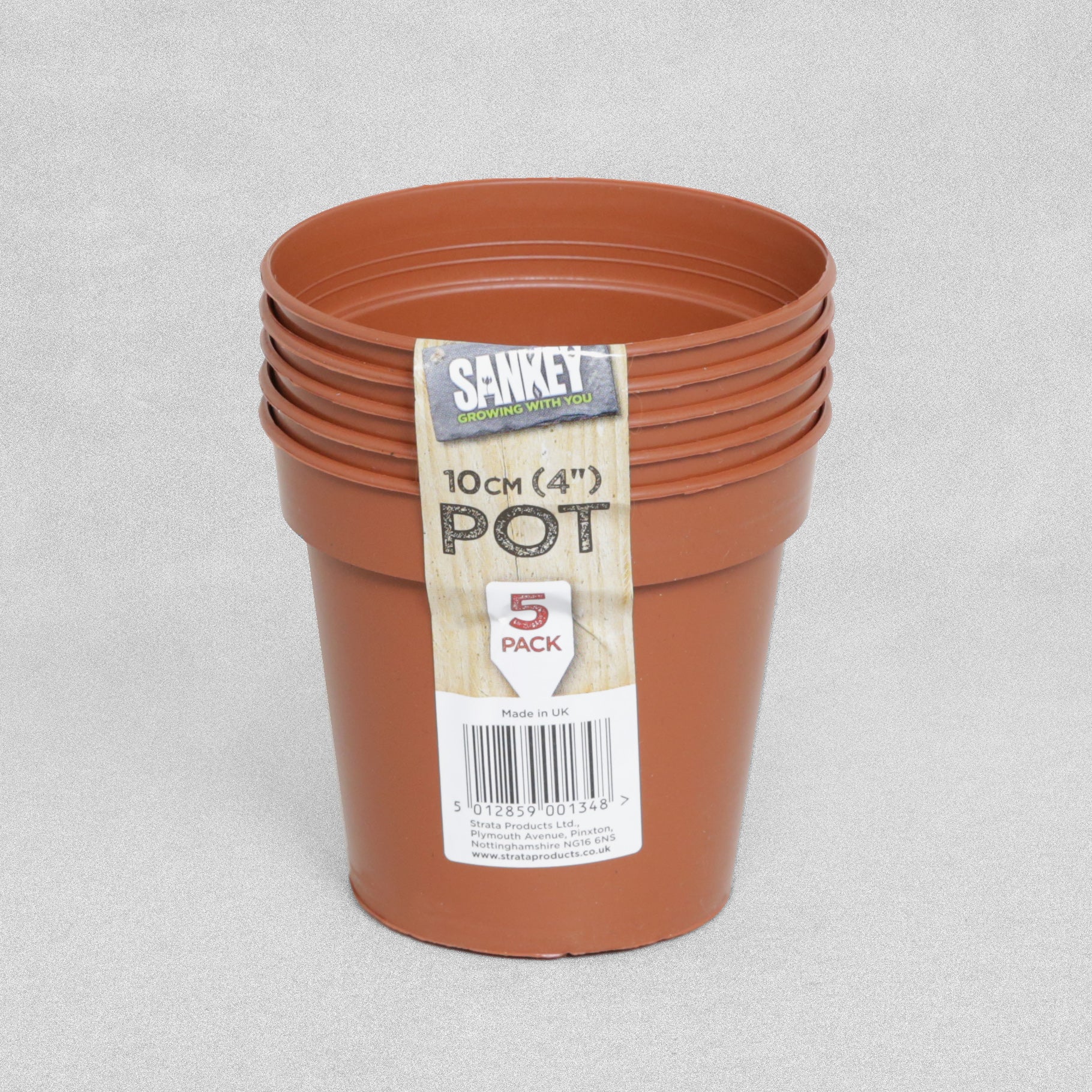 Strata Terracotta Grow Pots - 10cm - 5pcs