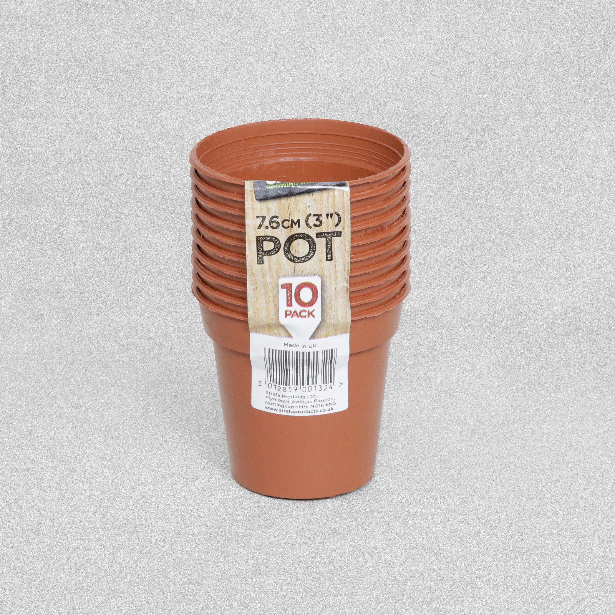 Strata Terracotta Grow Pots - 7.6cm - 10pcs