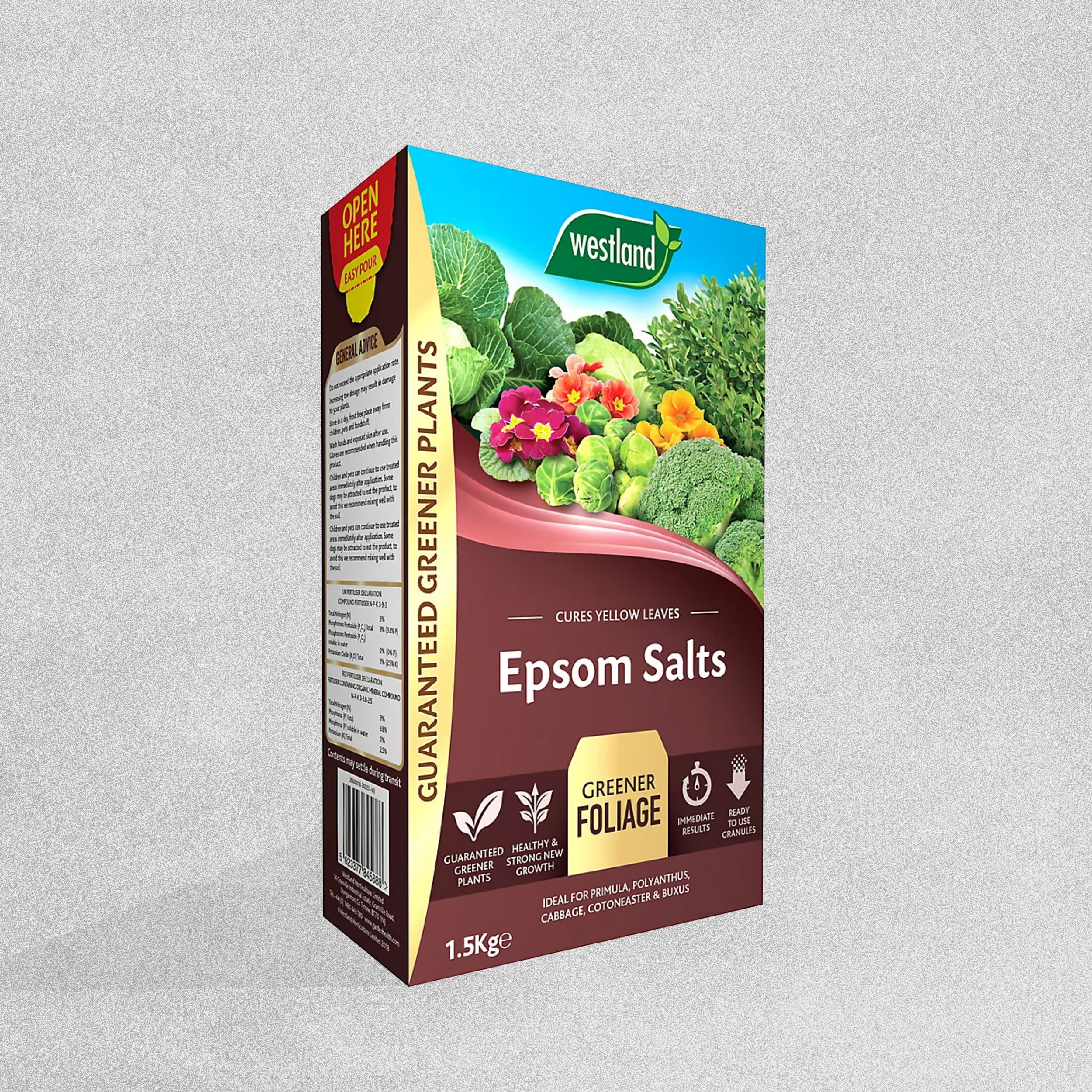 Westland Epsom Salts Greener Foliage - 1.5kg