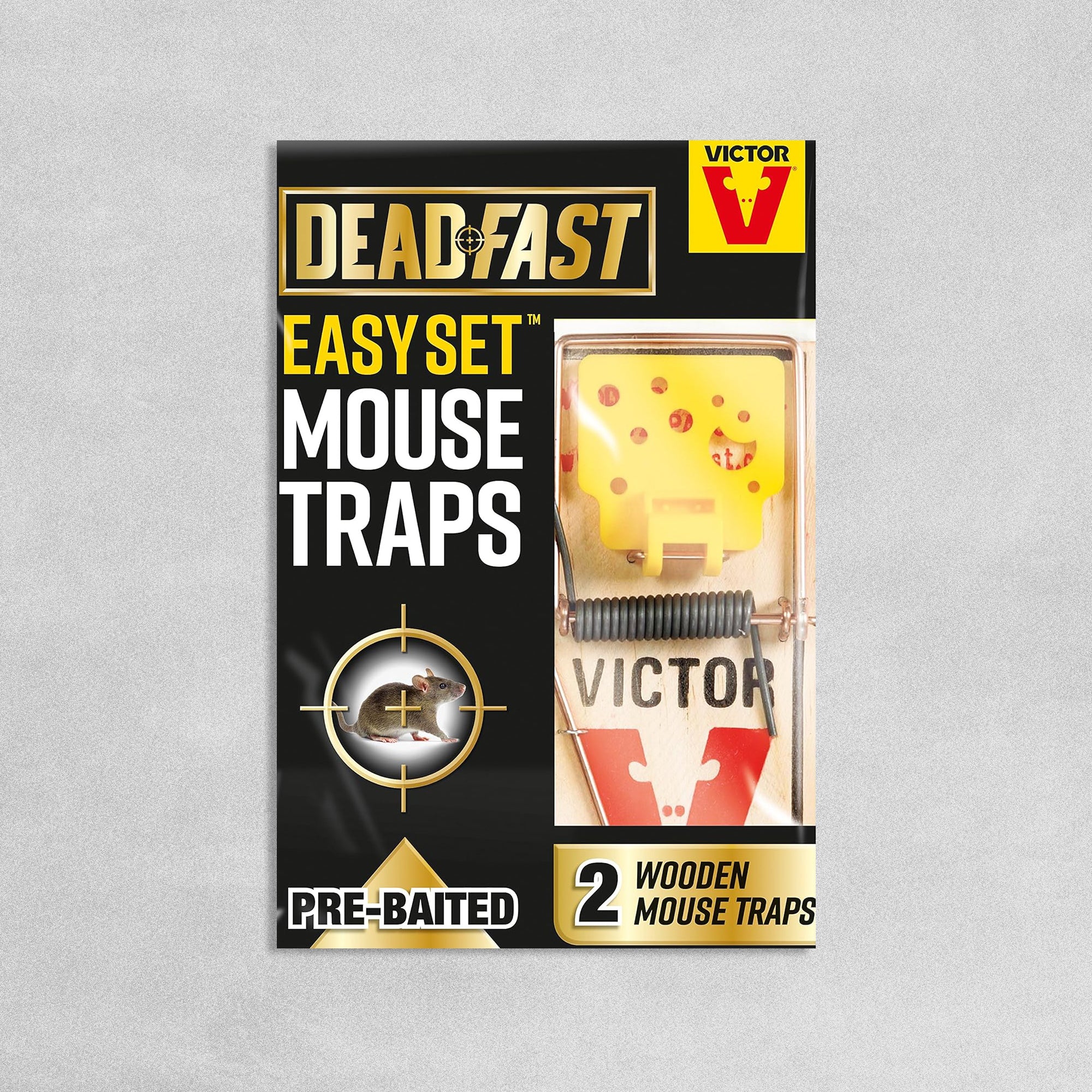 Dead Fast Easy Set Mouse Traps - 2pcs