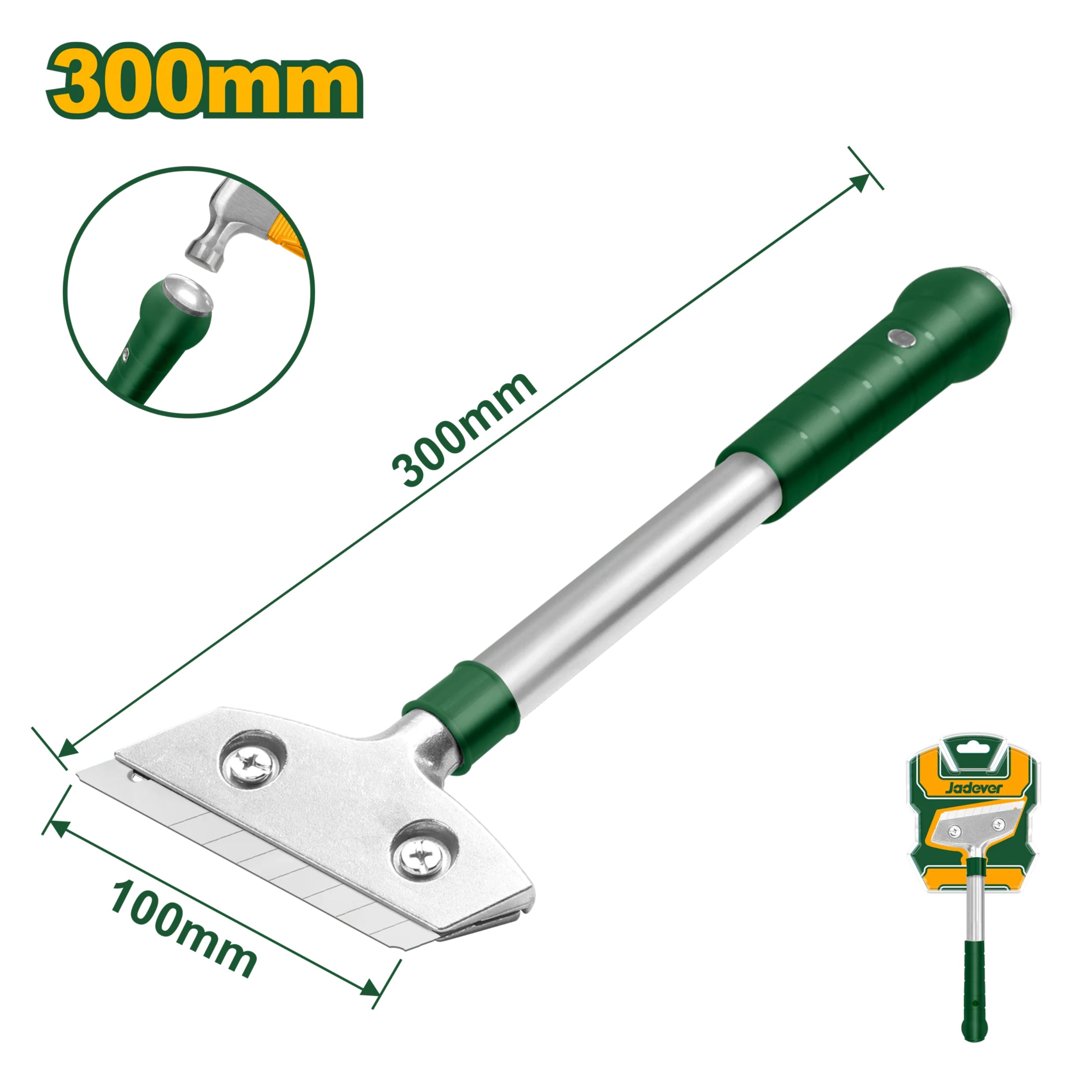 Jadever Metal Scraper - 300mm