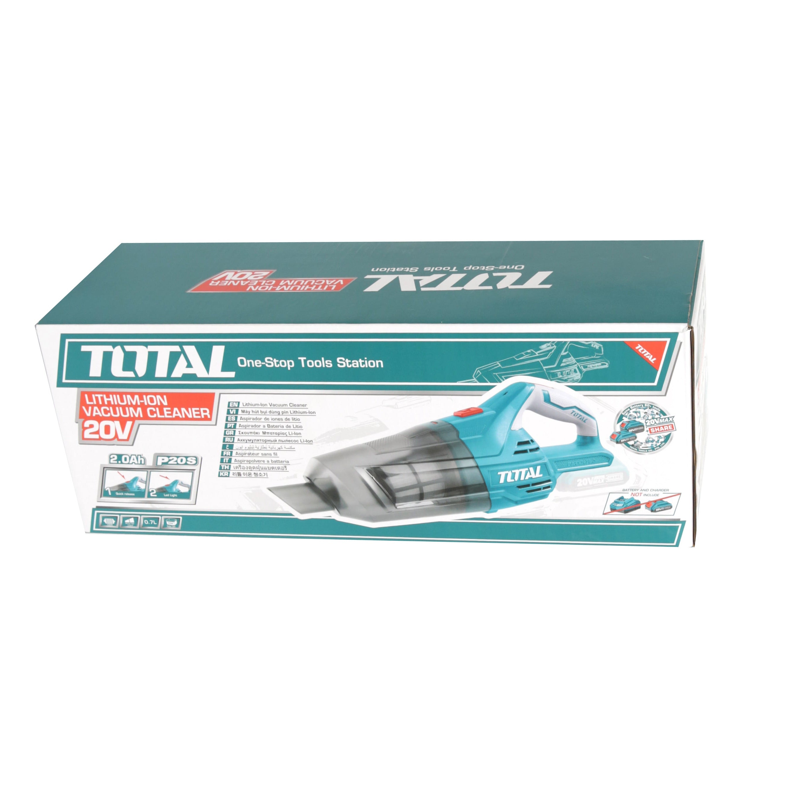 Total Li-Ion 20V Vacuum Cleaner (Battery not included) - TVLI2001