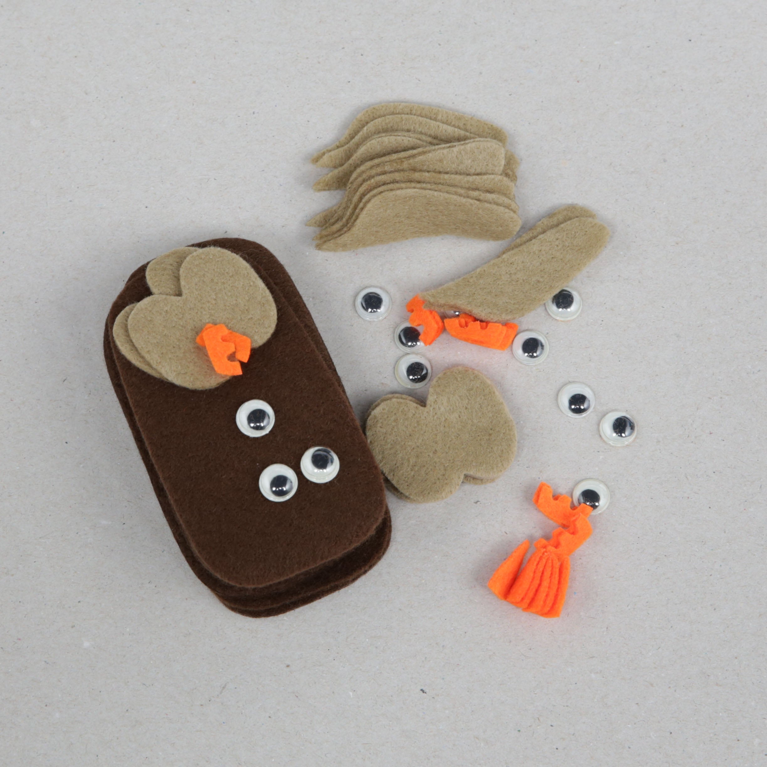 Felt Finger Puppet Kits - packs of 30