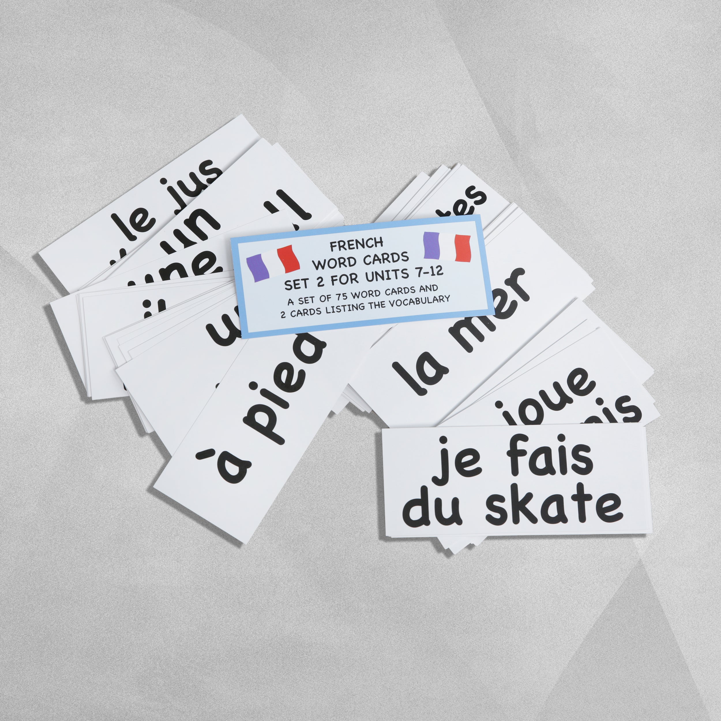 French Word Cards