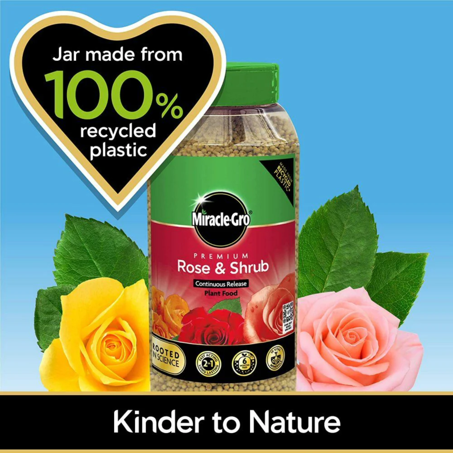 Miracle-Gro Premium Rose & Shrub Continuous Release Plant Food - 900g