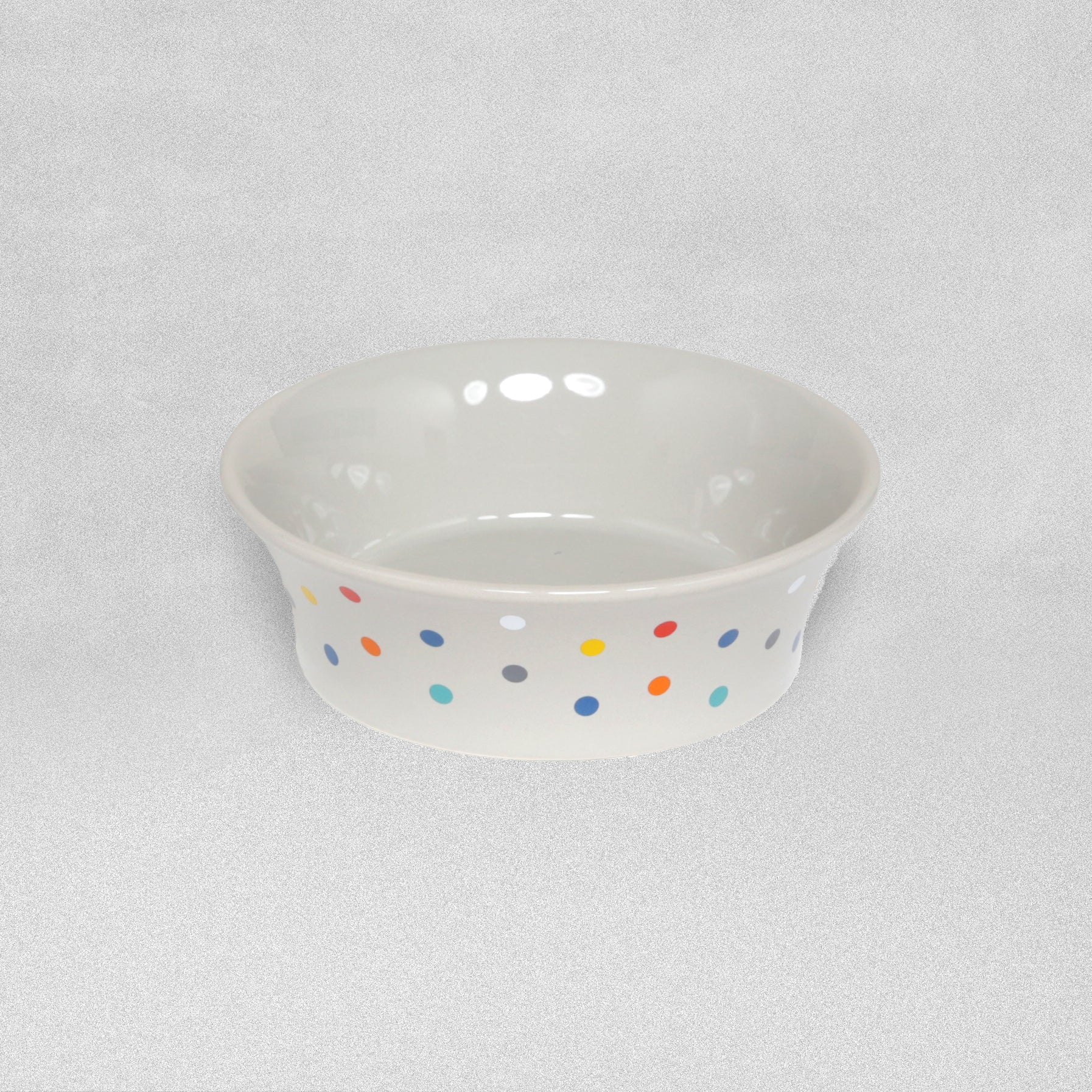 Zoon Flared Polka Dot Cat/Dog Water & Food Bowl