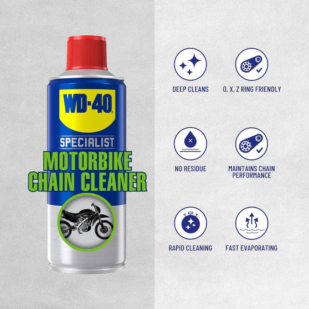 WD-40 Specialist Motorbike Chain Cleaner - 400ml