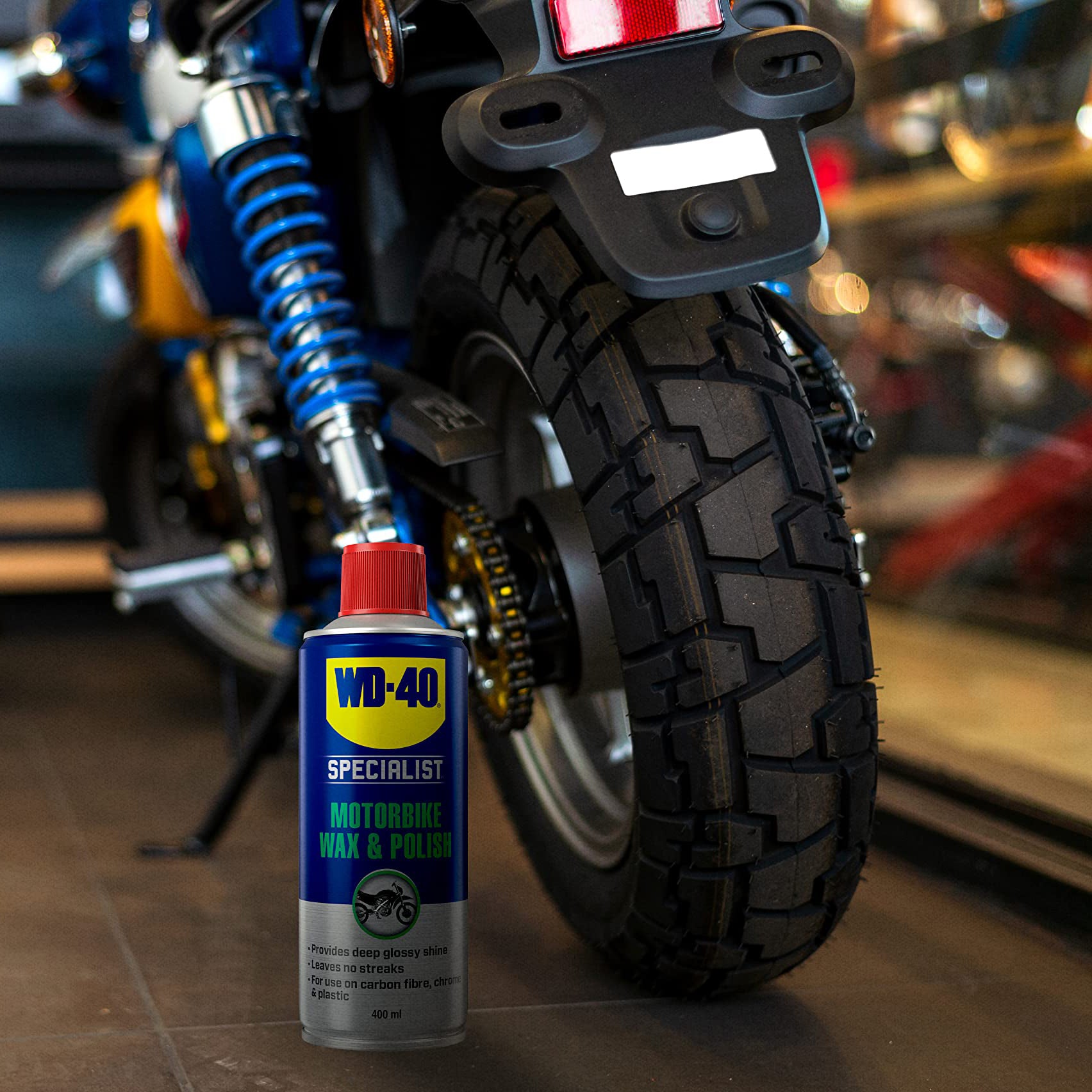 WD-40 Specialist Motorbike Wax & Polish - 400ml