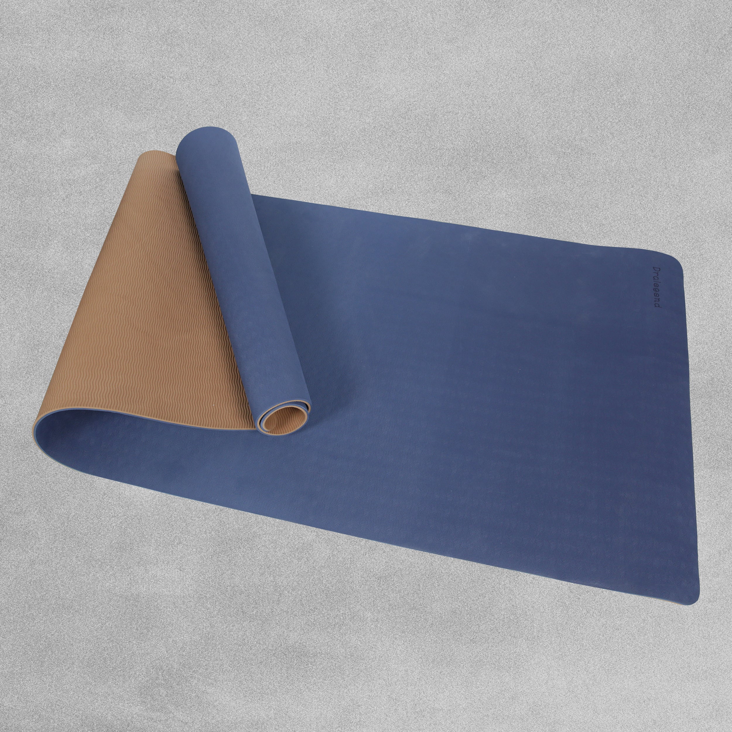 Dralegend Yoga Exercise Mat Leaf Pattern