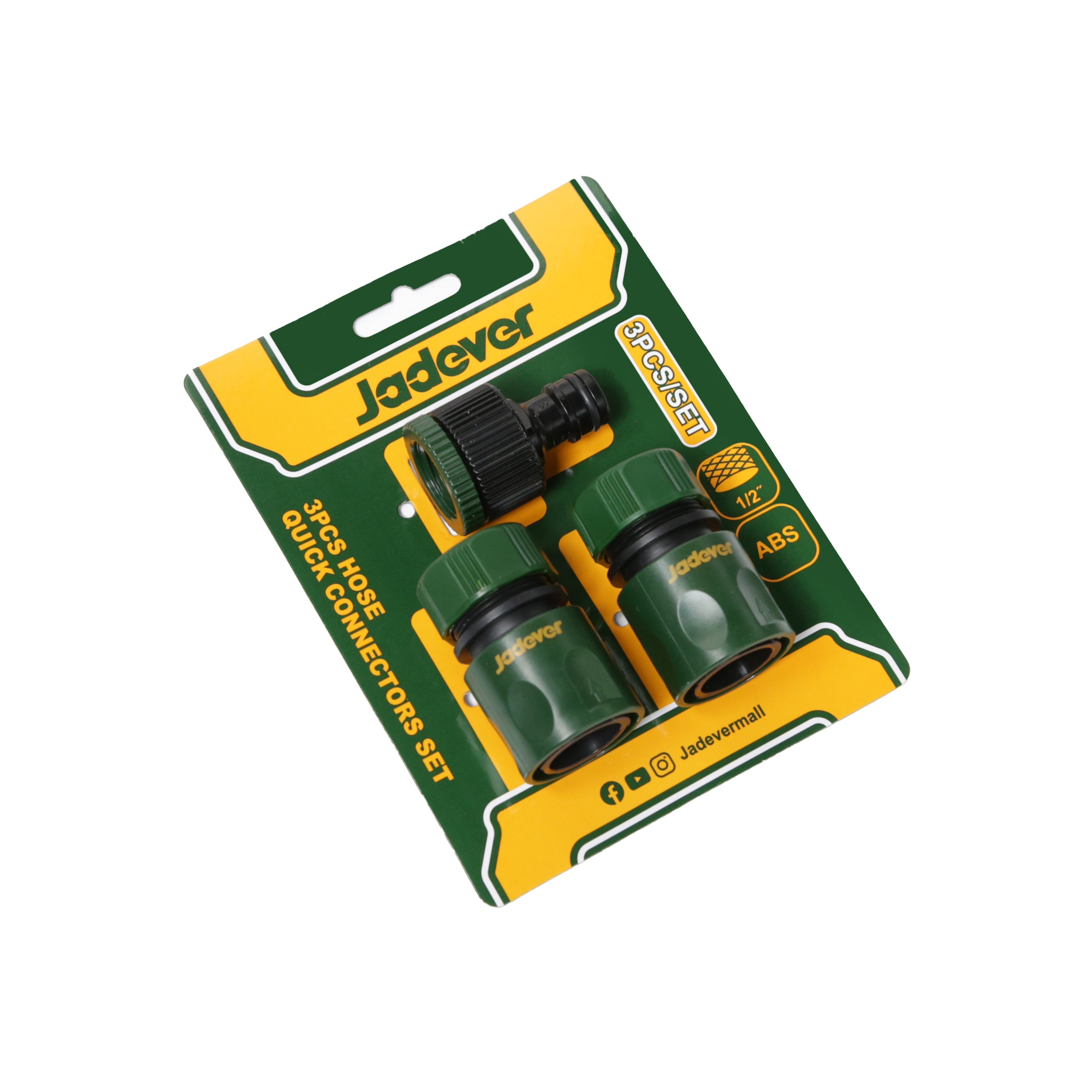 Jadever Hose Quick Connectors Set - 3pcs