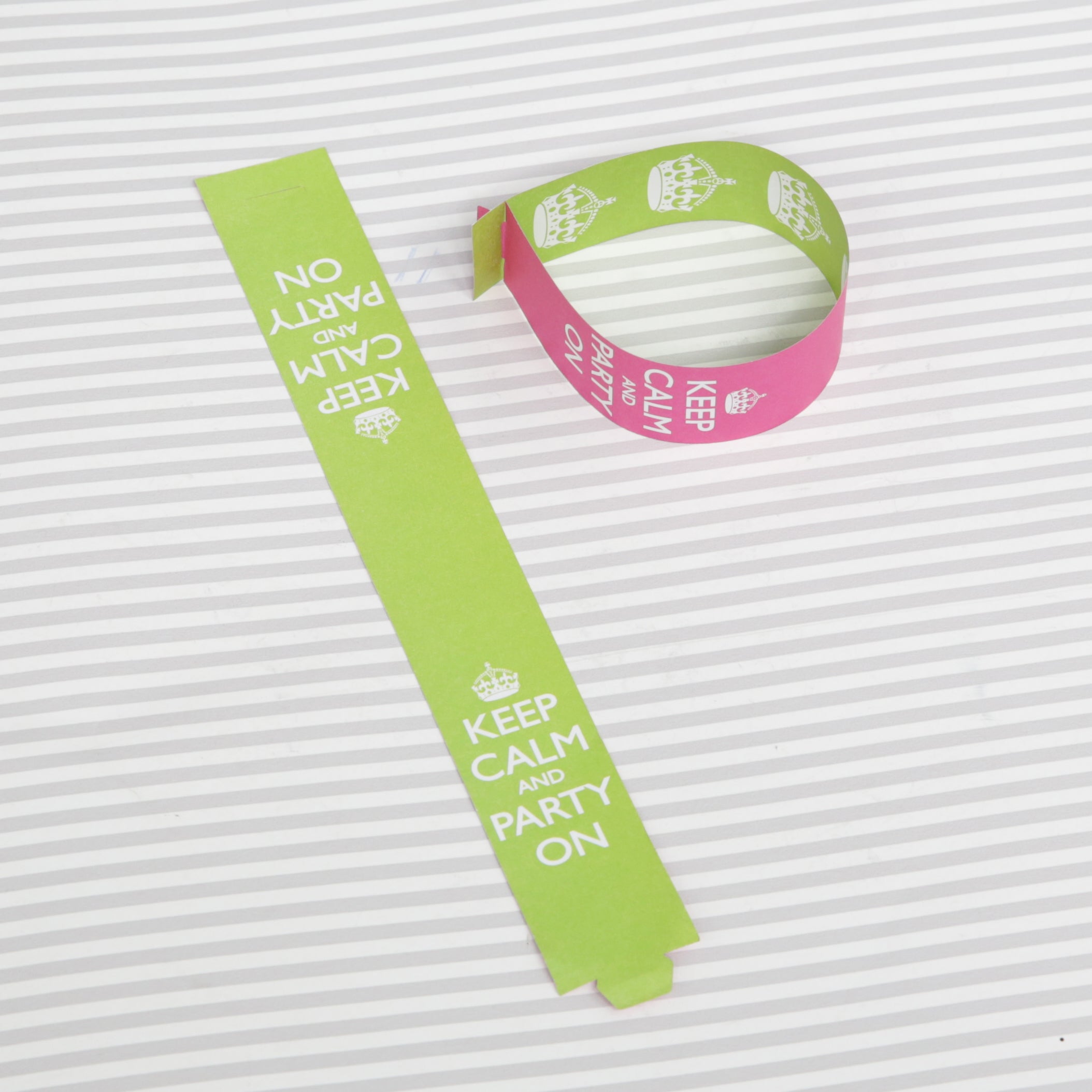 Keep Calm and Party On Paper Chains - Various Colours Available