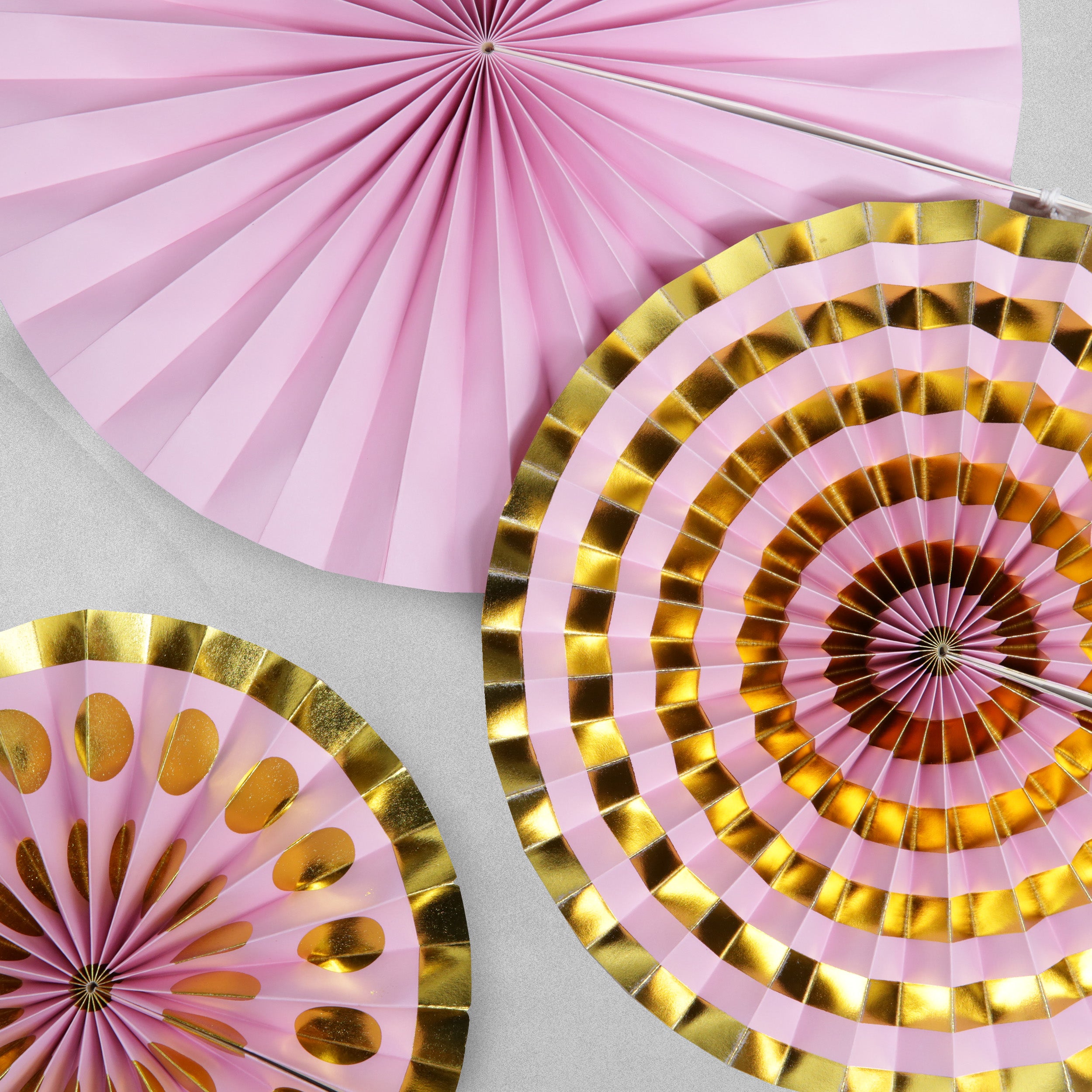 Neviti Glitz and Glamour Pinwheels - Pink and Gold