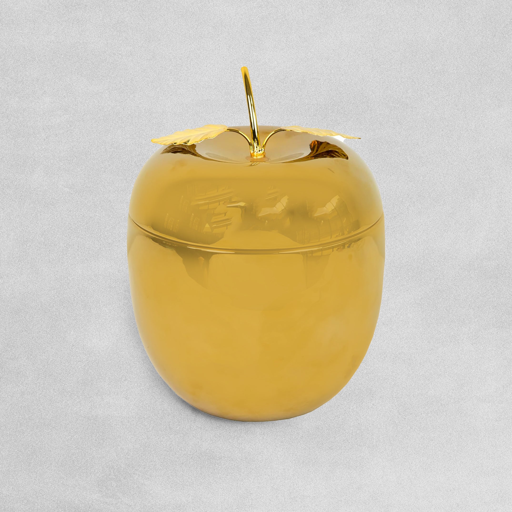 Gold Apple Ice Bucket / Storage Container