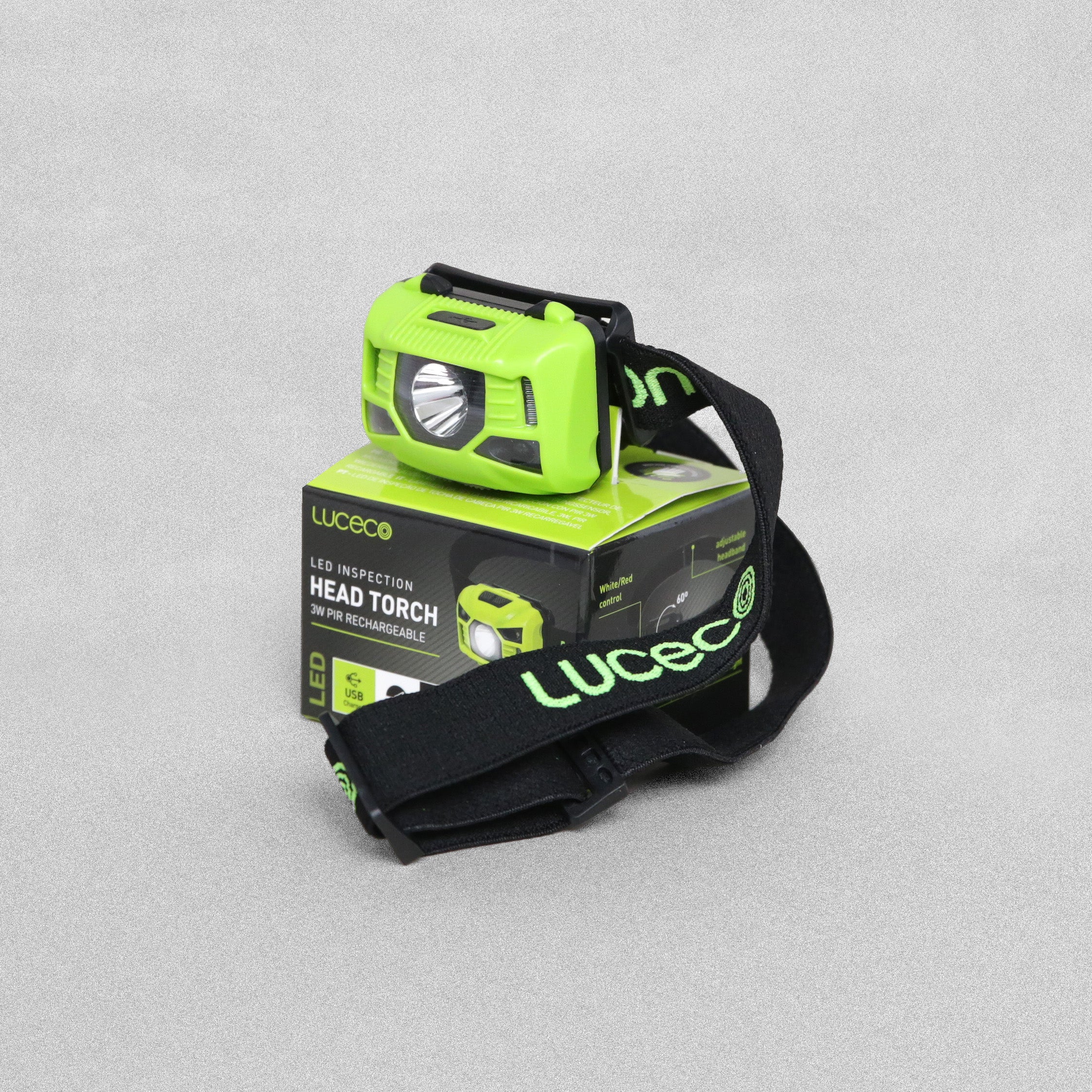 Luceco Rechargeable Head Torch