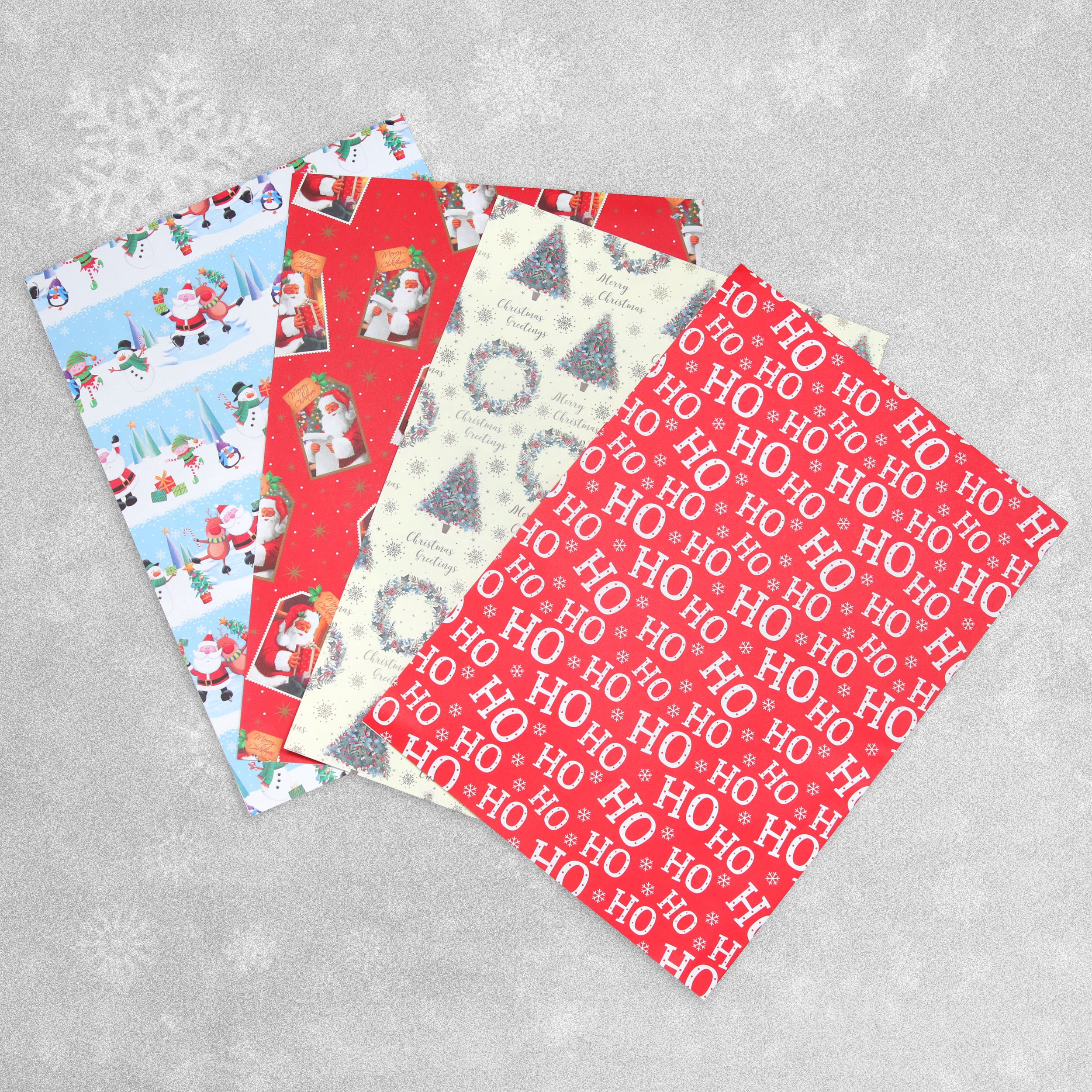 GiftMaker Christmas Gift Wrap Sheets - 8pcs