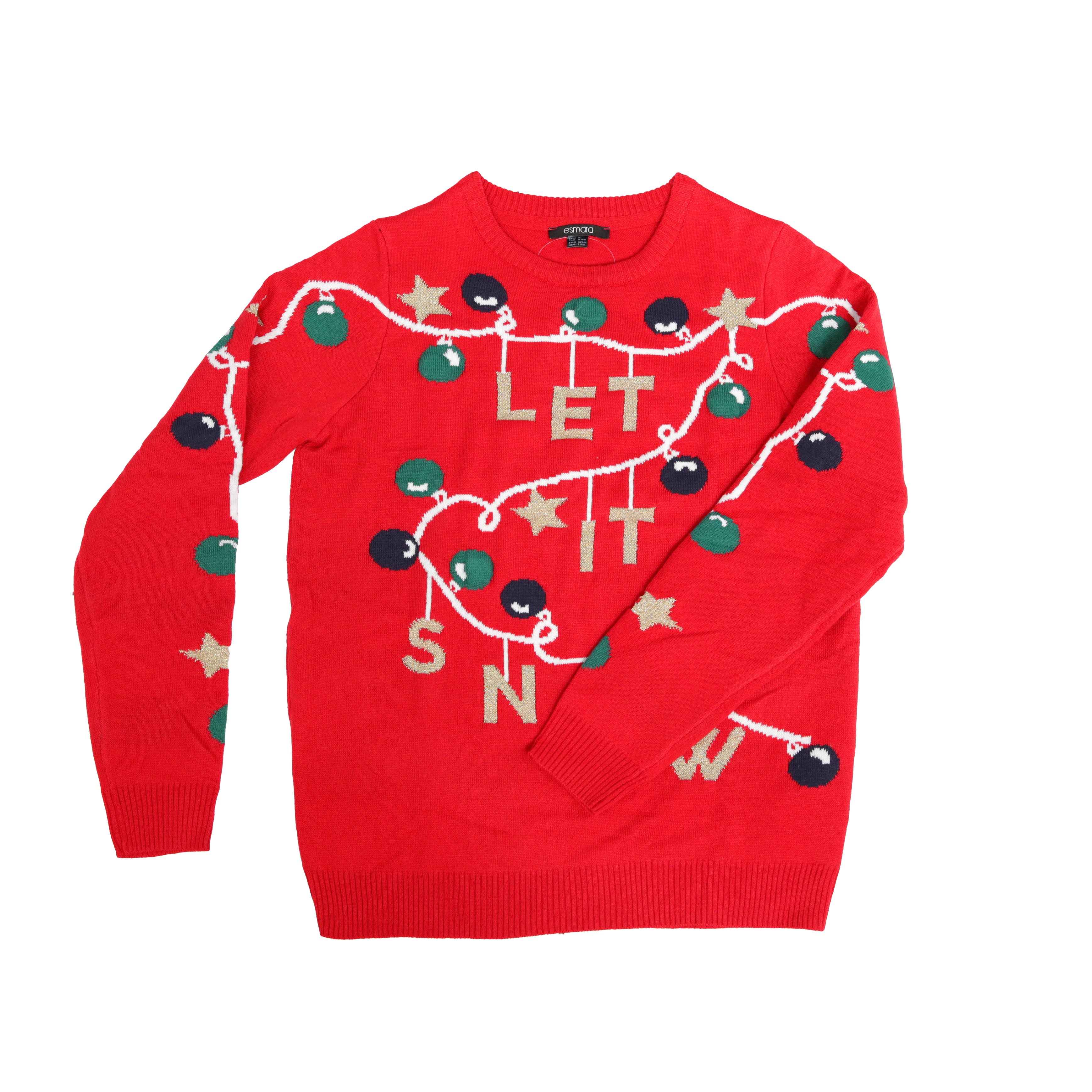 Premium Women's Christmas Jumper - Let It Snow - Various Sizes Available