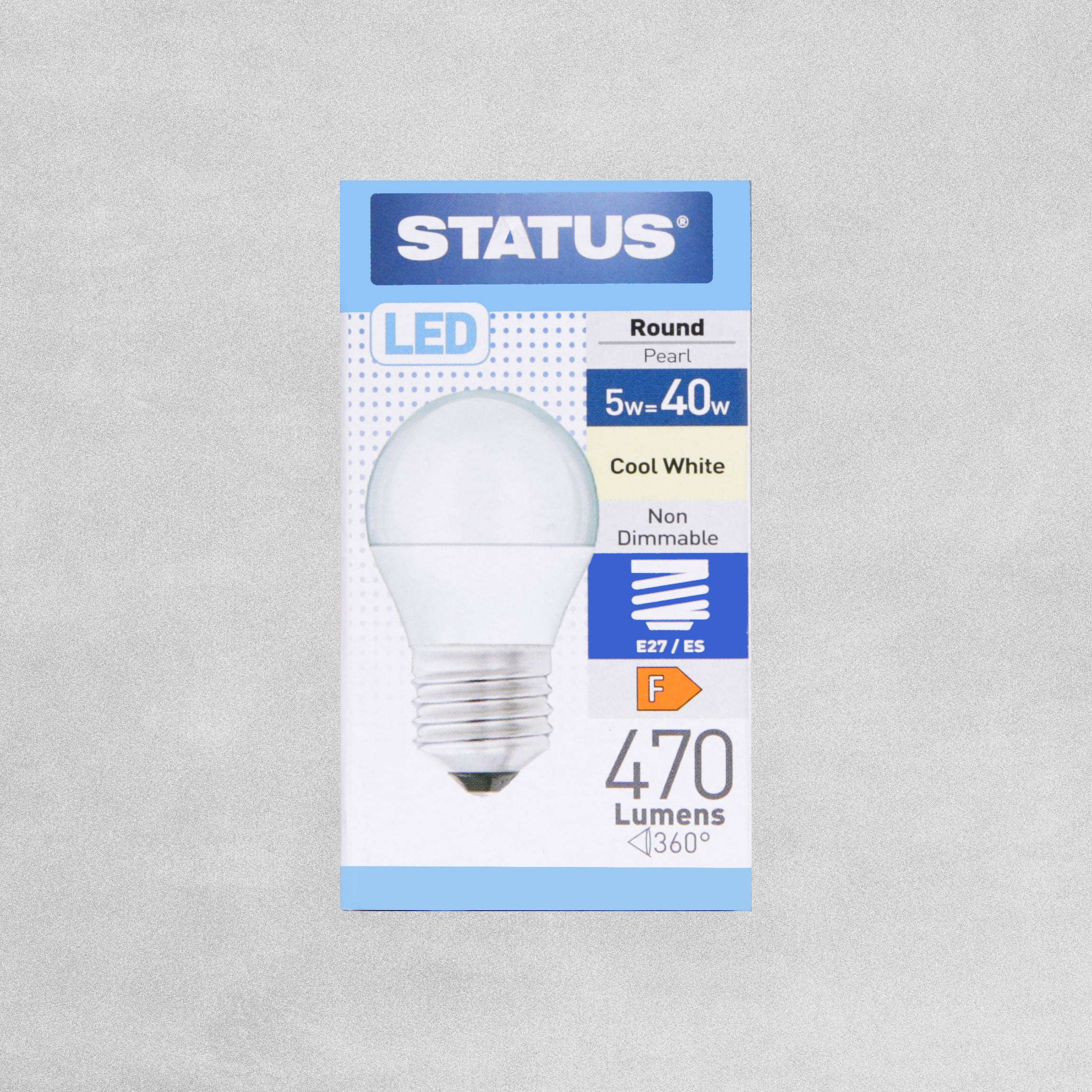 Status LED Classic Pearl Bulb E27/ES 5w=40w - Cool White