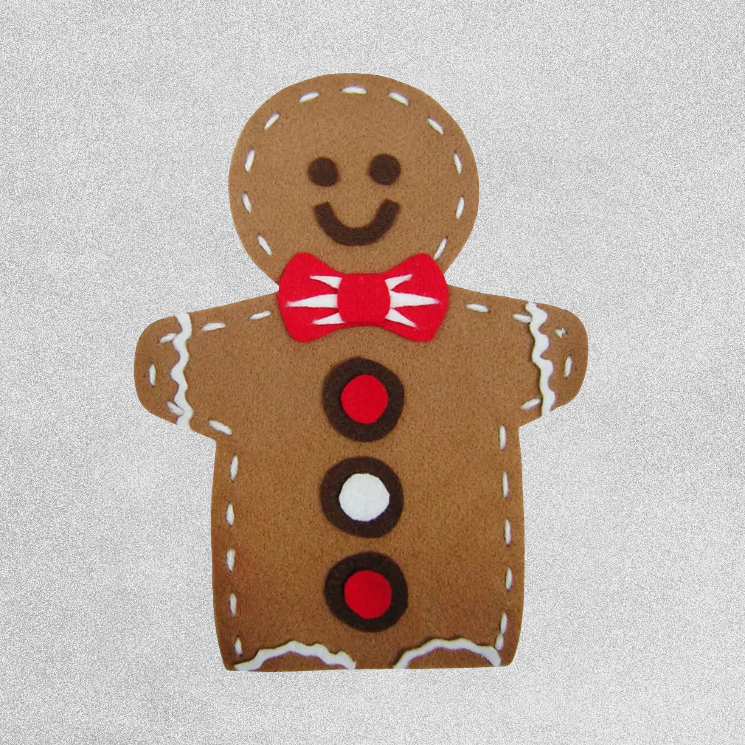 Reindeer / Gingerbread Man Puppet Pack Felt Craft Kit - Makes 30