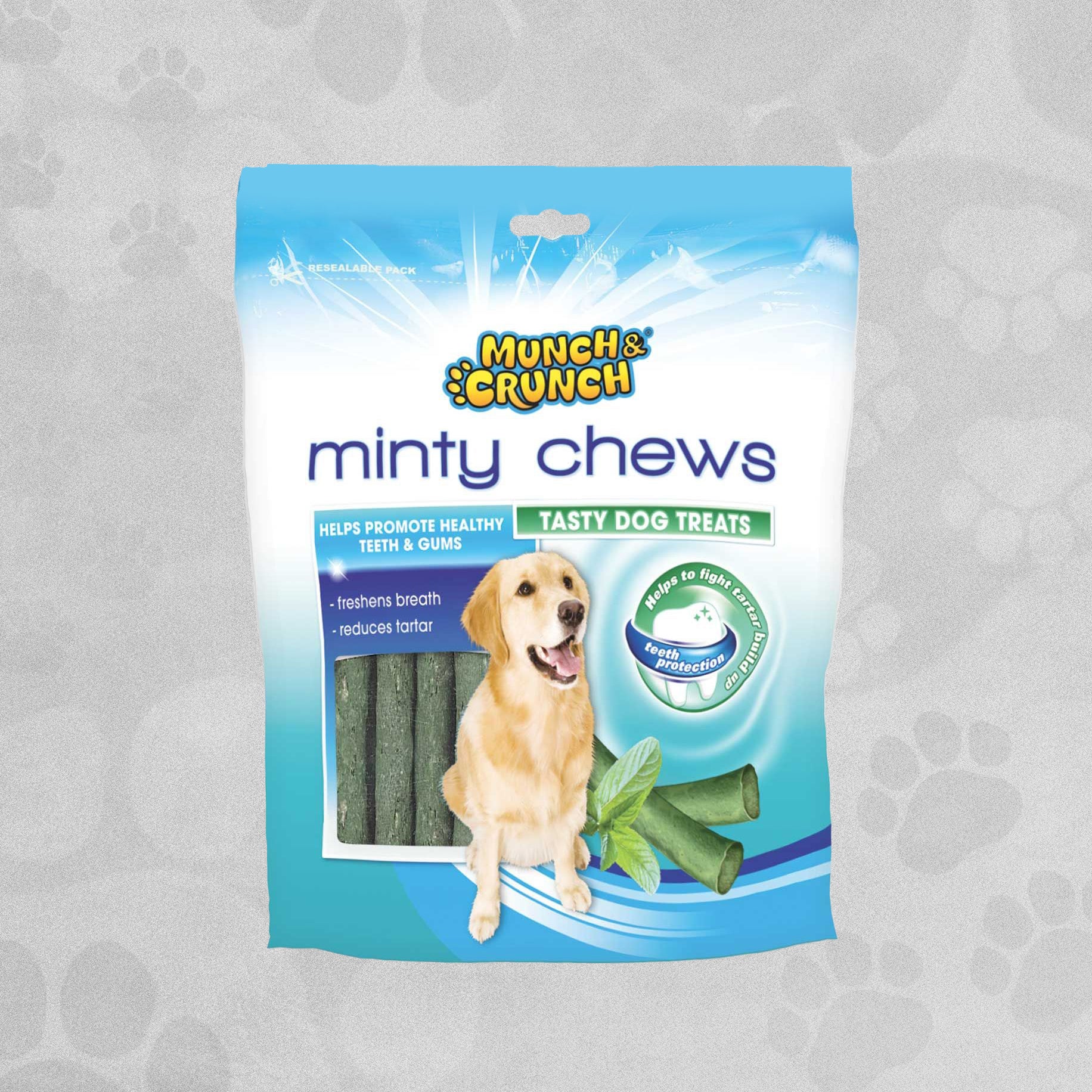 Munch and Crunch Minty Chews - 250g