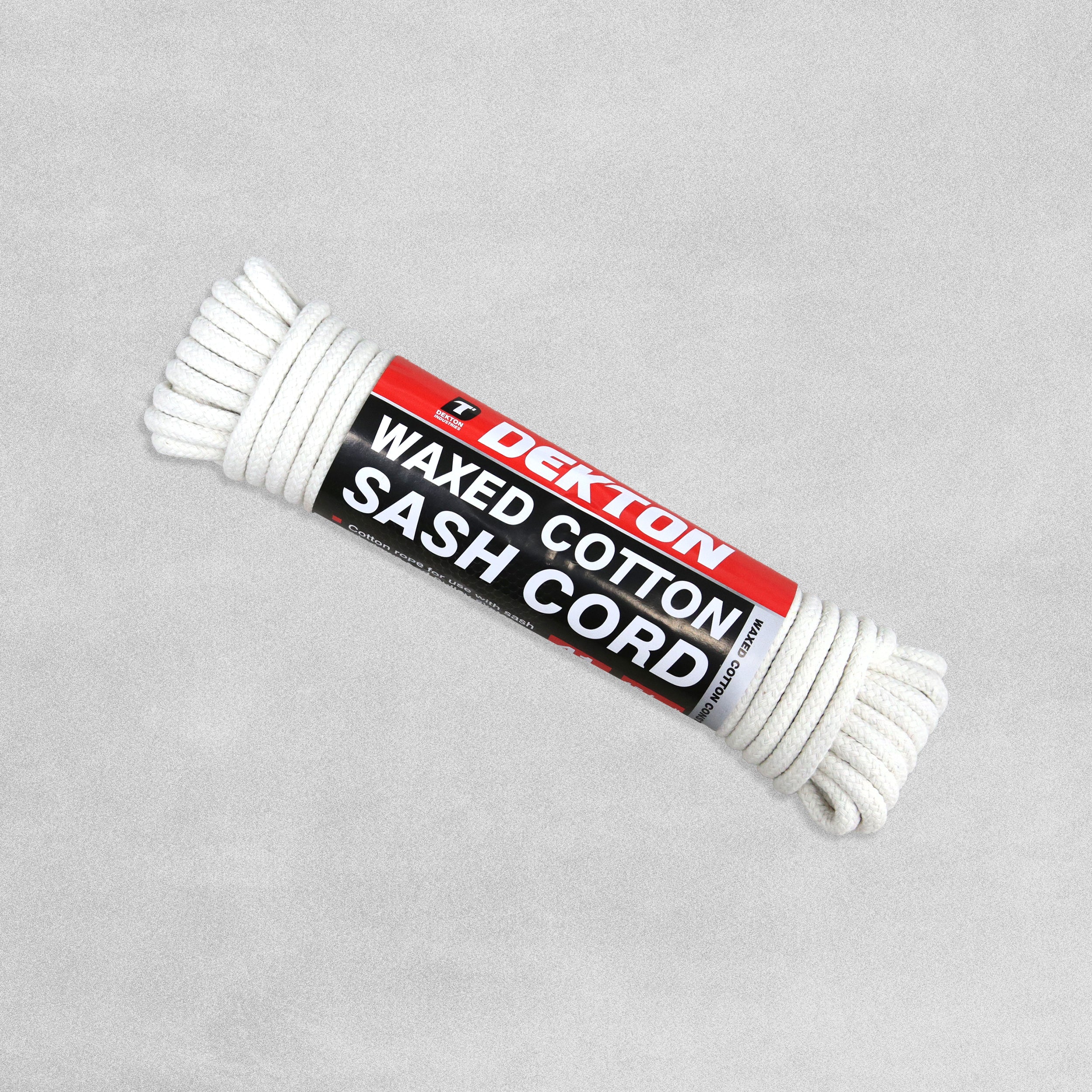 Dekton Waxed Cotton Sash Cord - 6mm x 12.5m