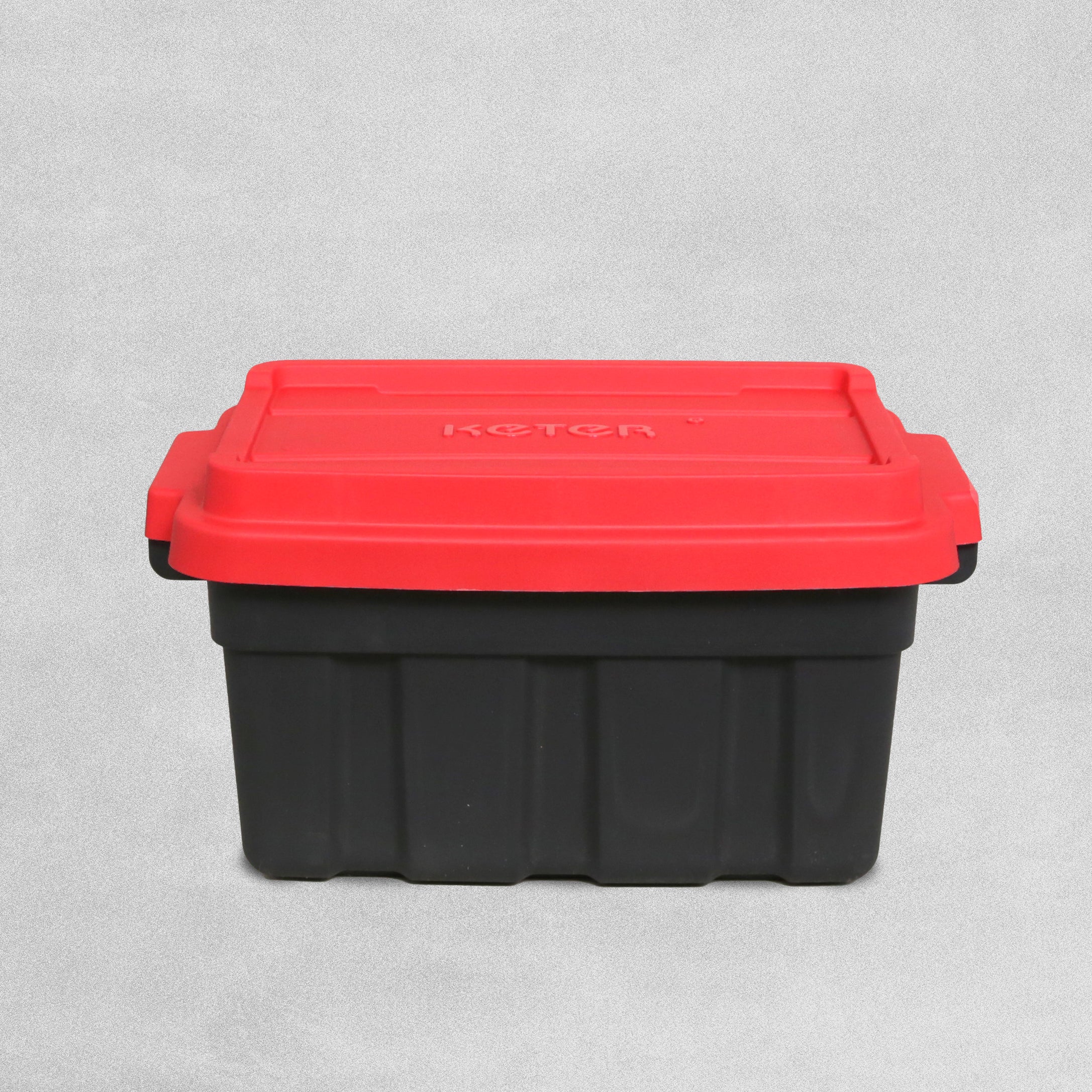 Keter Tuff Box 11 Litre Stackable Plastic Black/Red