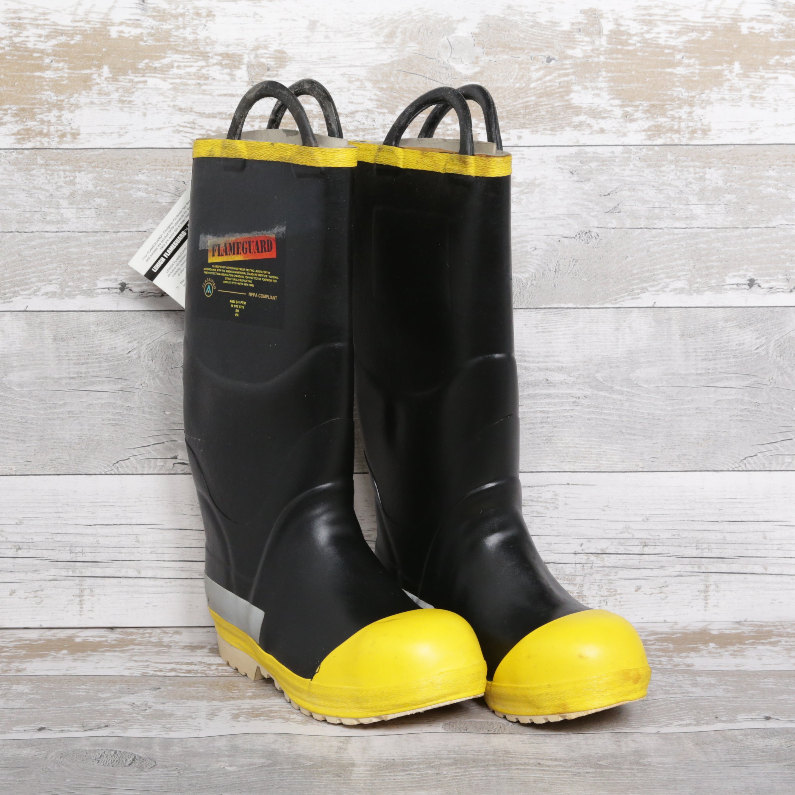 De-Branded Flameguard Safety Wellington Boots UK7