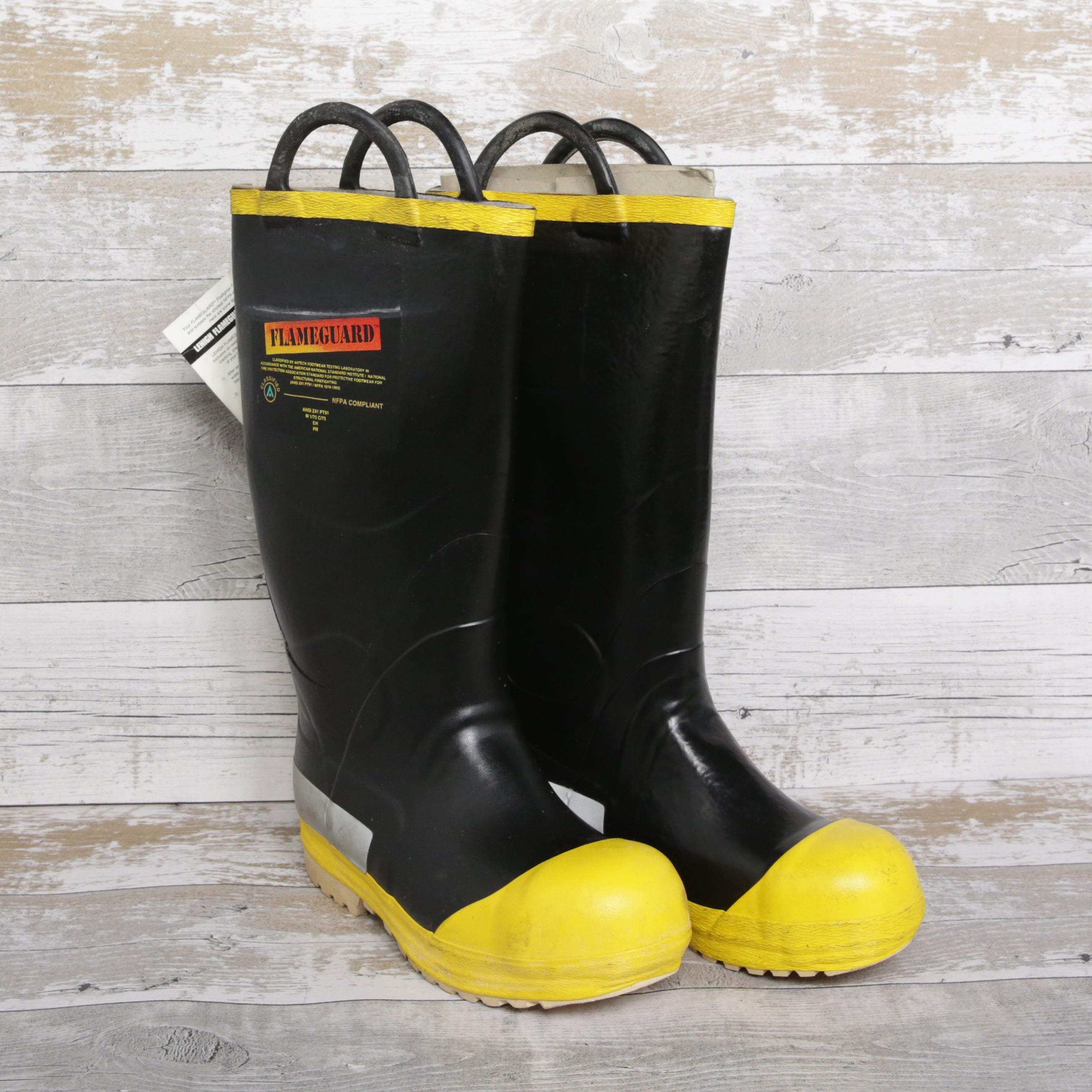 De-Branded Flameguard Safety Wellington Boots UK7