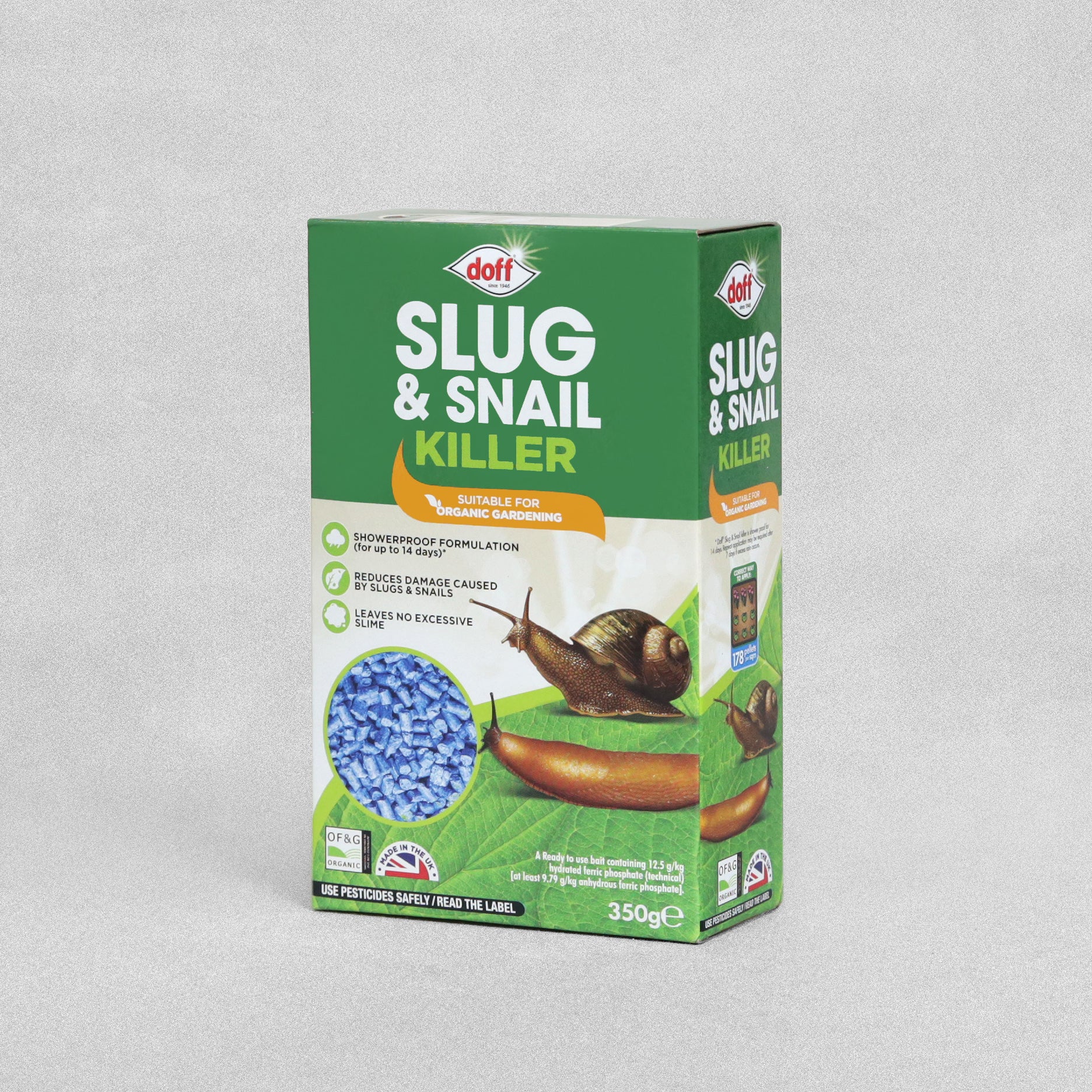 Doff Slug & Snail Killer Blue Mini Pellets - 350g