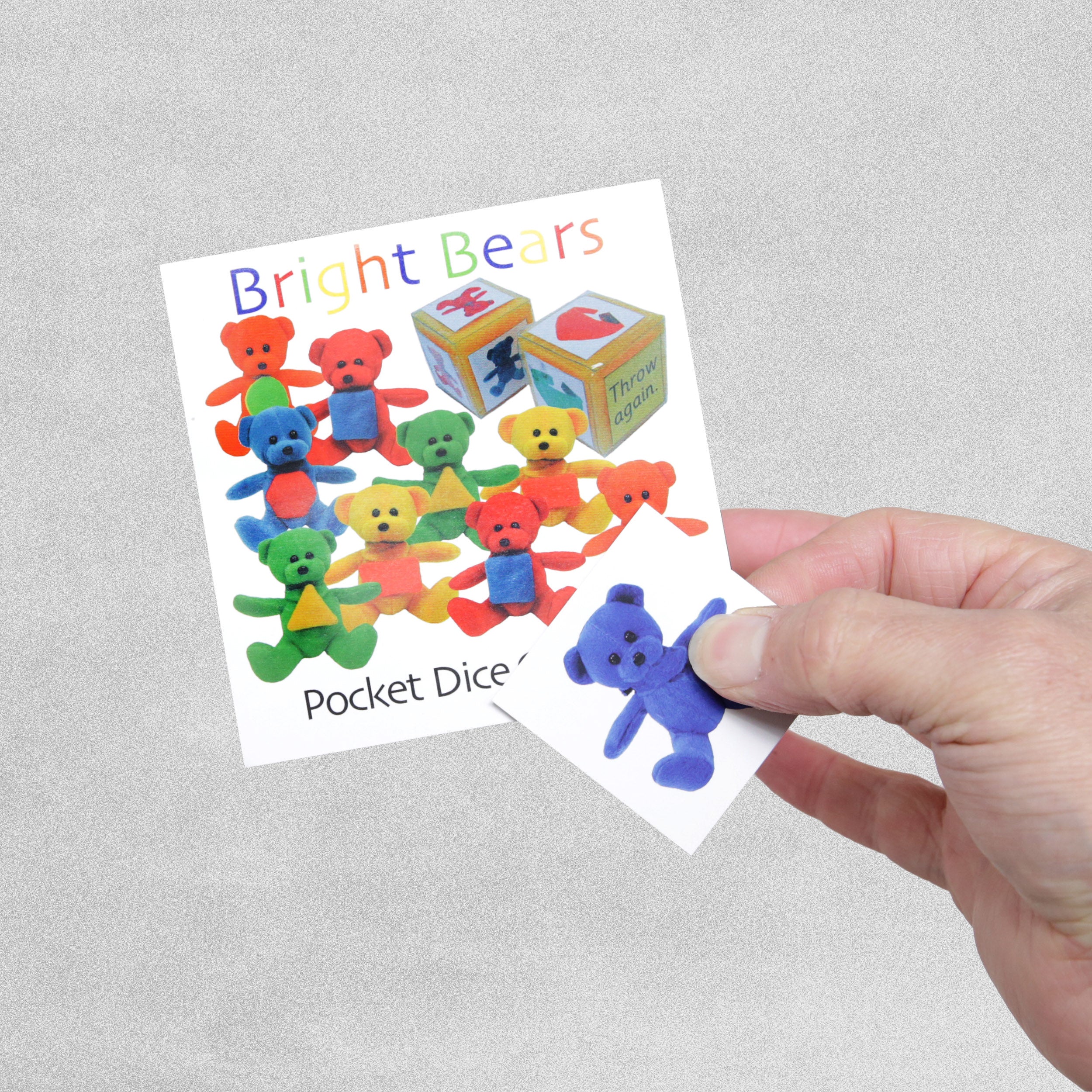 Bright Bears Pocket Dice Cards Set