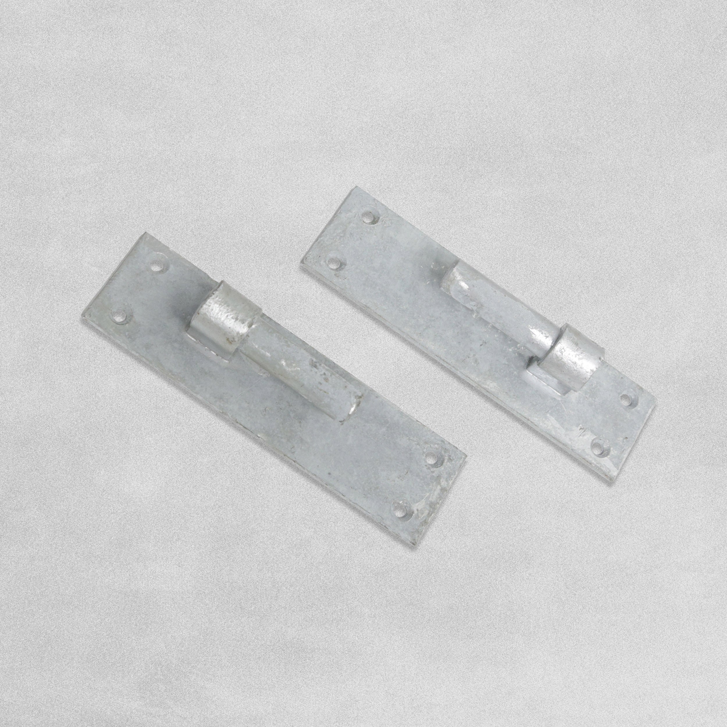 Cranked Folded Eye Band Galvanised on Plate Heavy Duty 915mm / 36" Pair