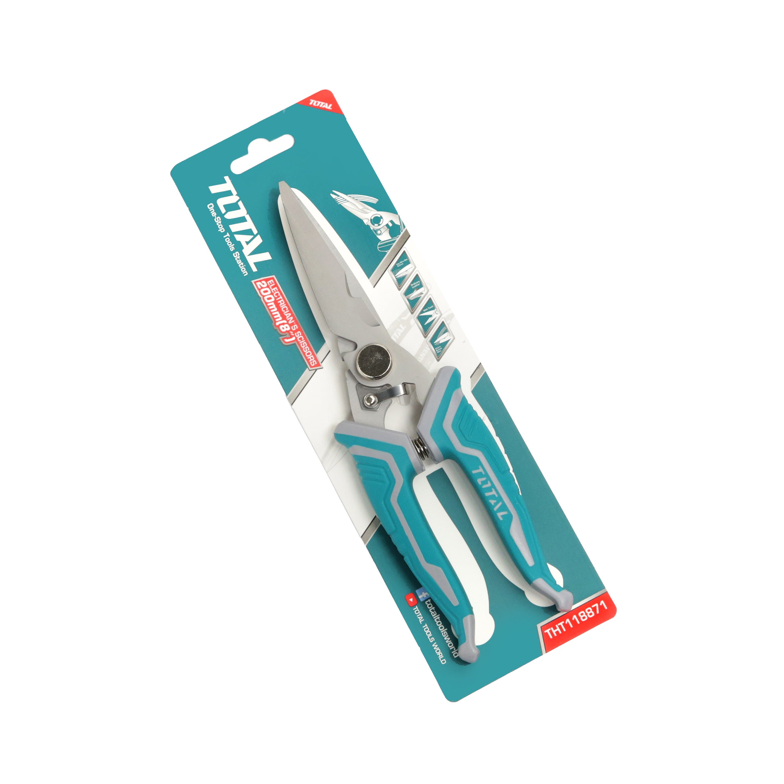 Total Electrician's Scissors 200mm - THT118871