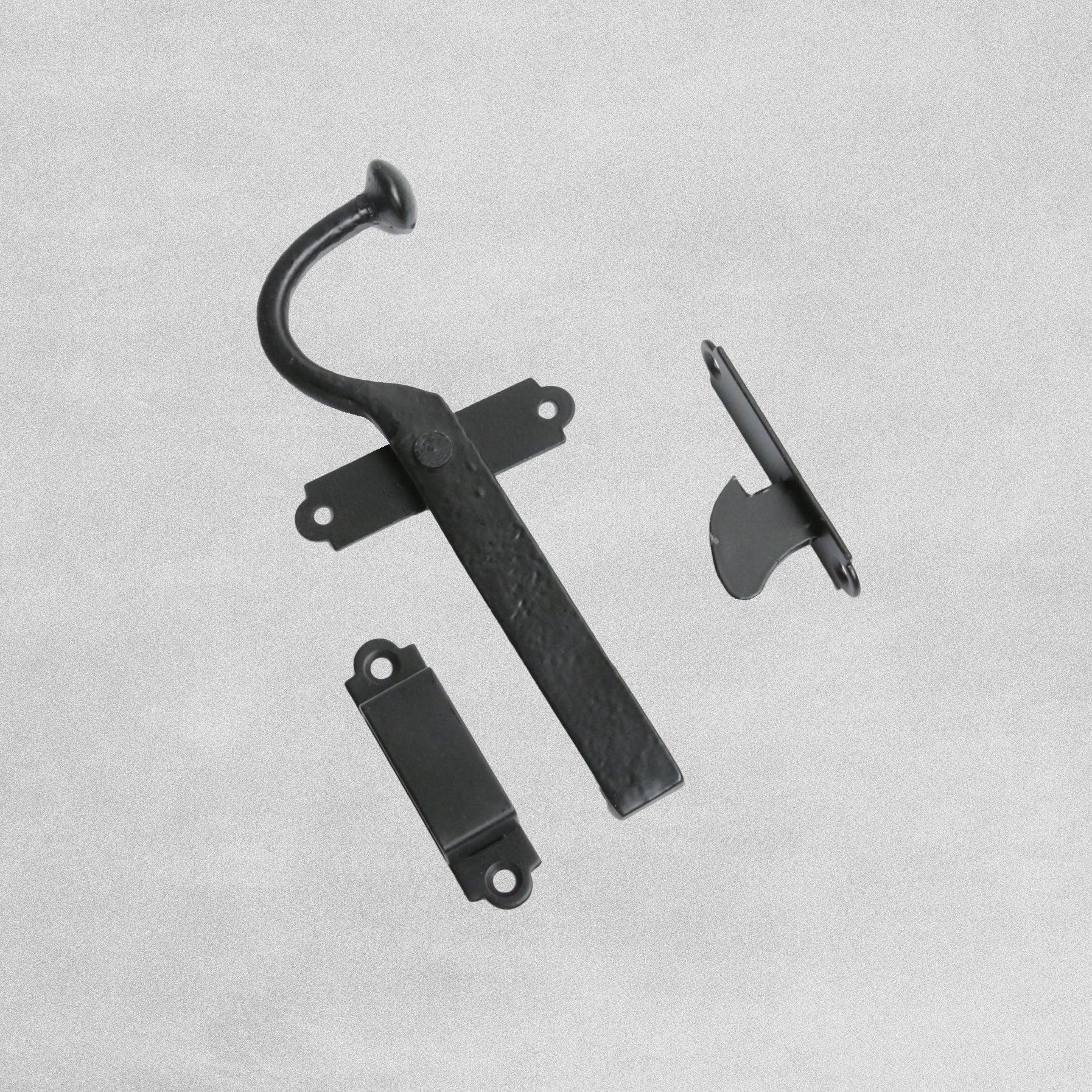 Left Handed Surface Gate Latch Set - 180mm