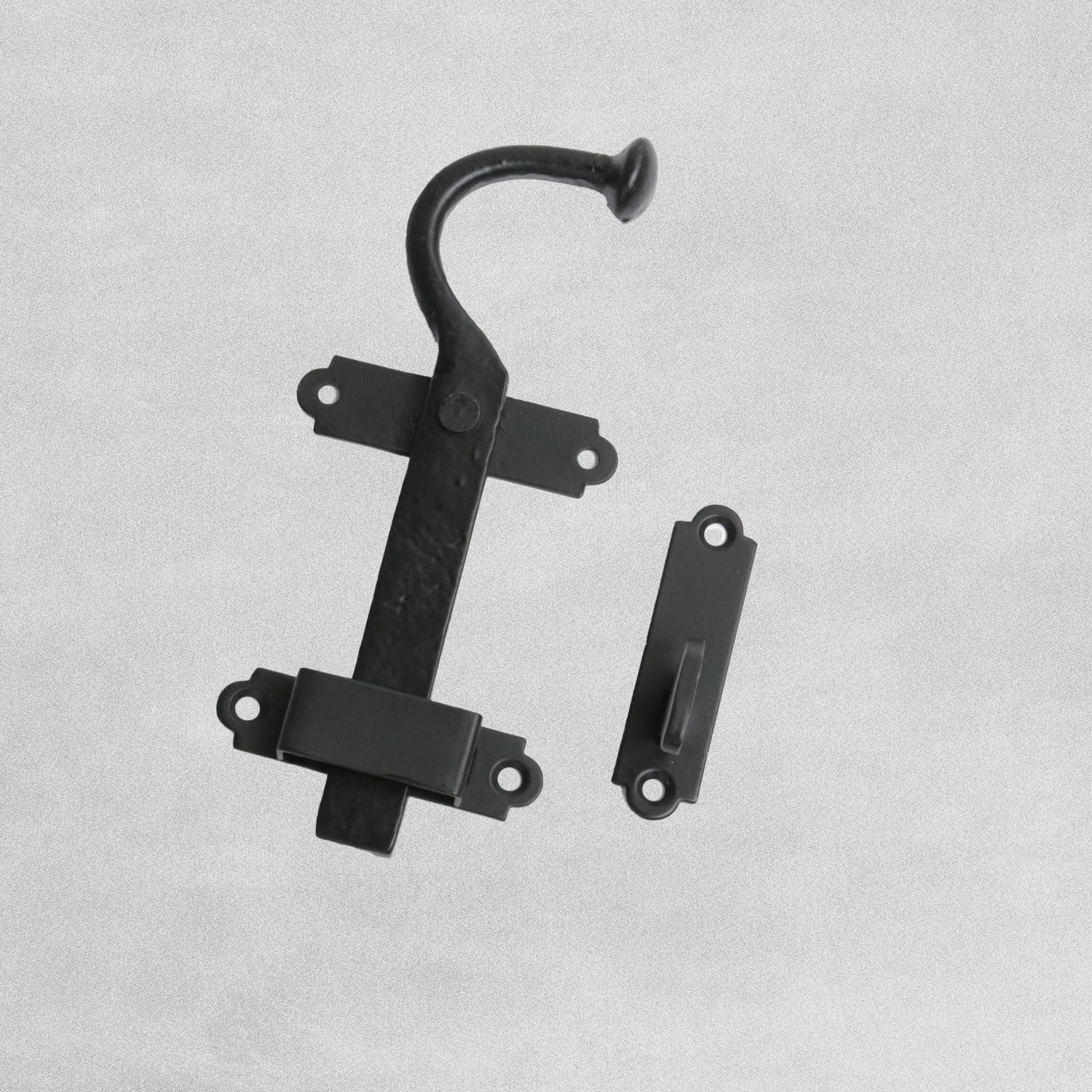 Left Handed Surface Gate Latch Set - 180mm