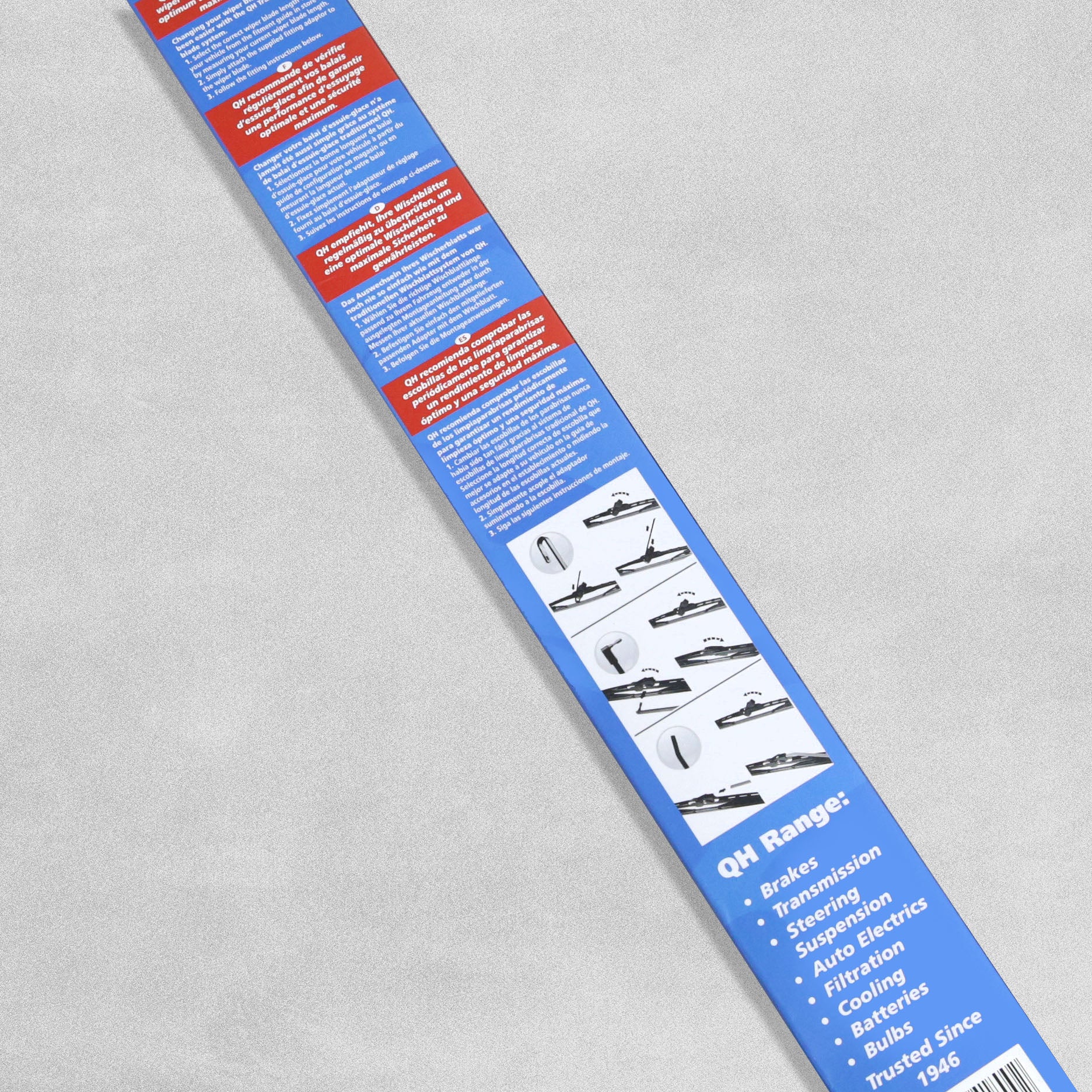 QH Standard Wiper Blade - Various Sizes Available