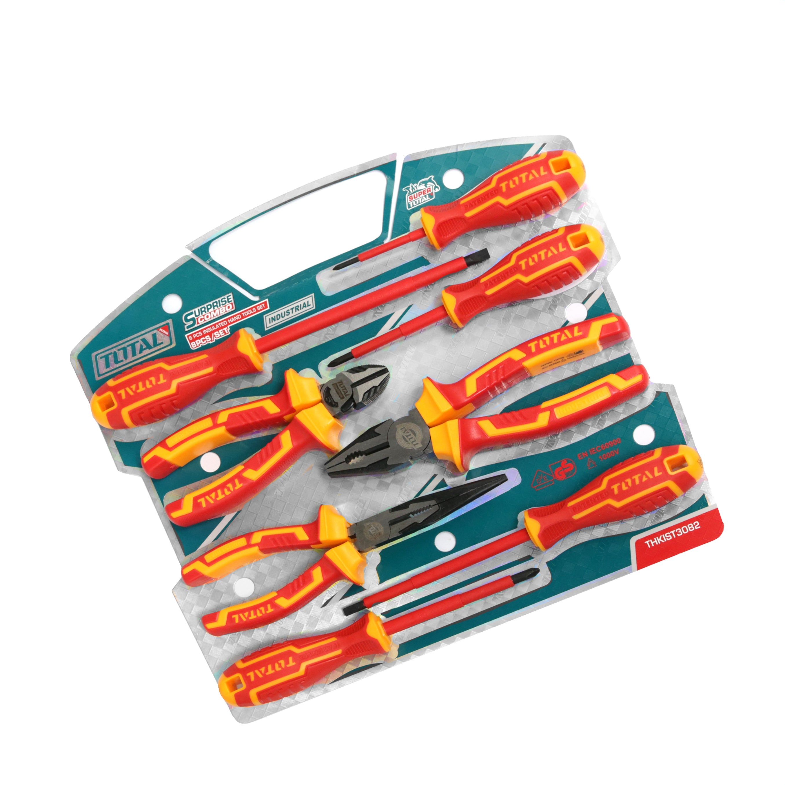 Total Insulated Hand Tools Set - 8pcs - THKIST3082