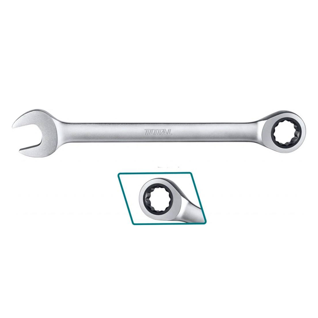 Total Ratchet Spanner - 15mm - TCSPAR151