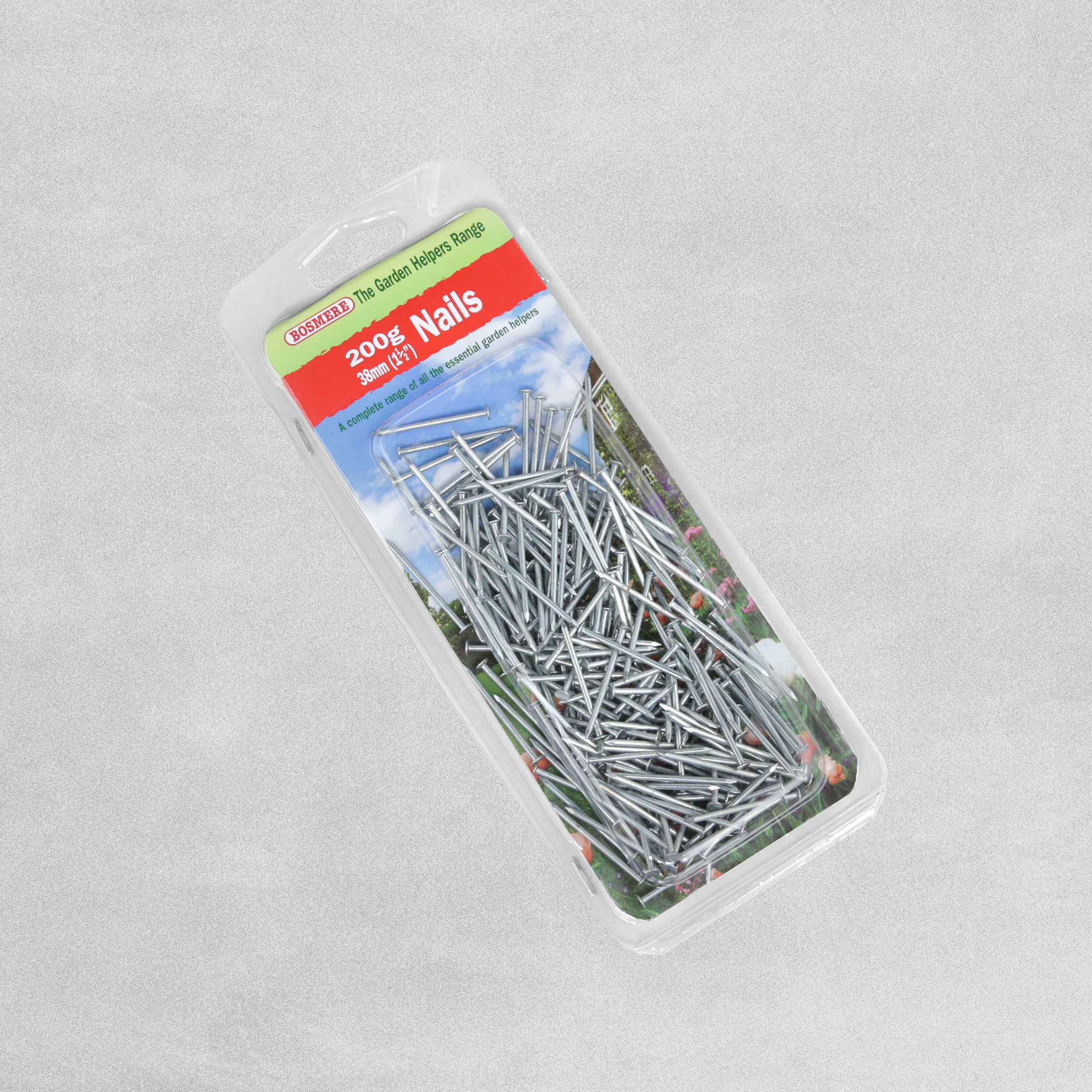 Bosmere Bright Steel Round Nails - 38mm - 200g