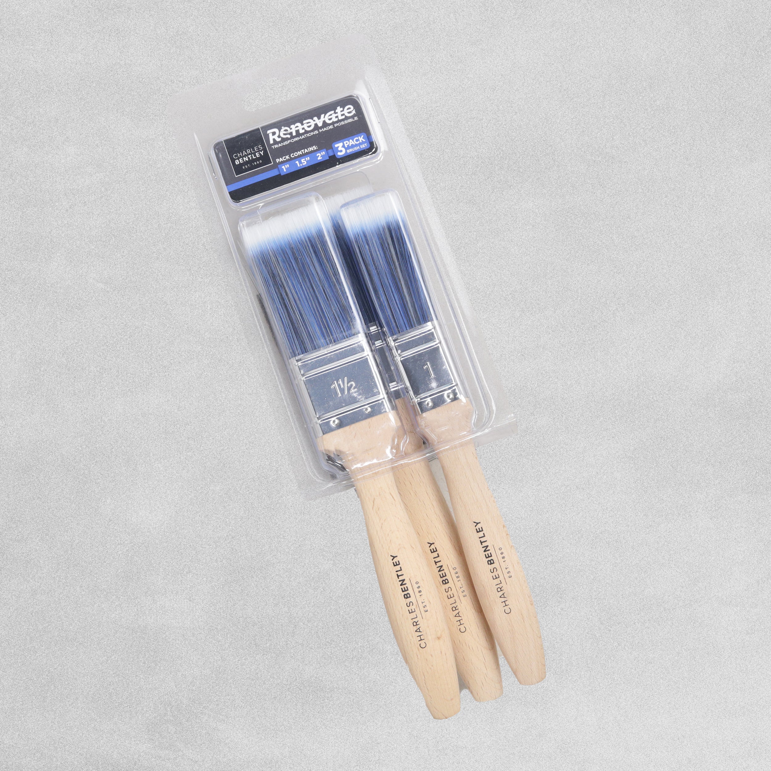 Charles Bentley - Renovate Brush Set - 3pcs