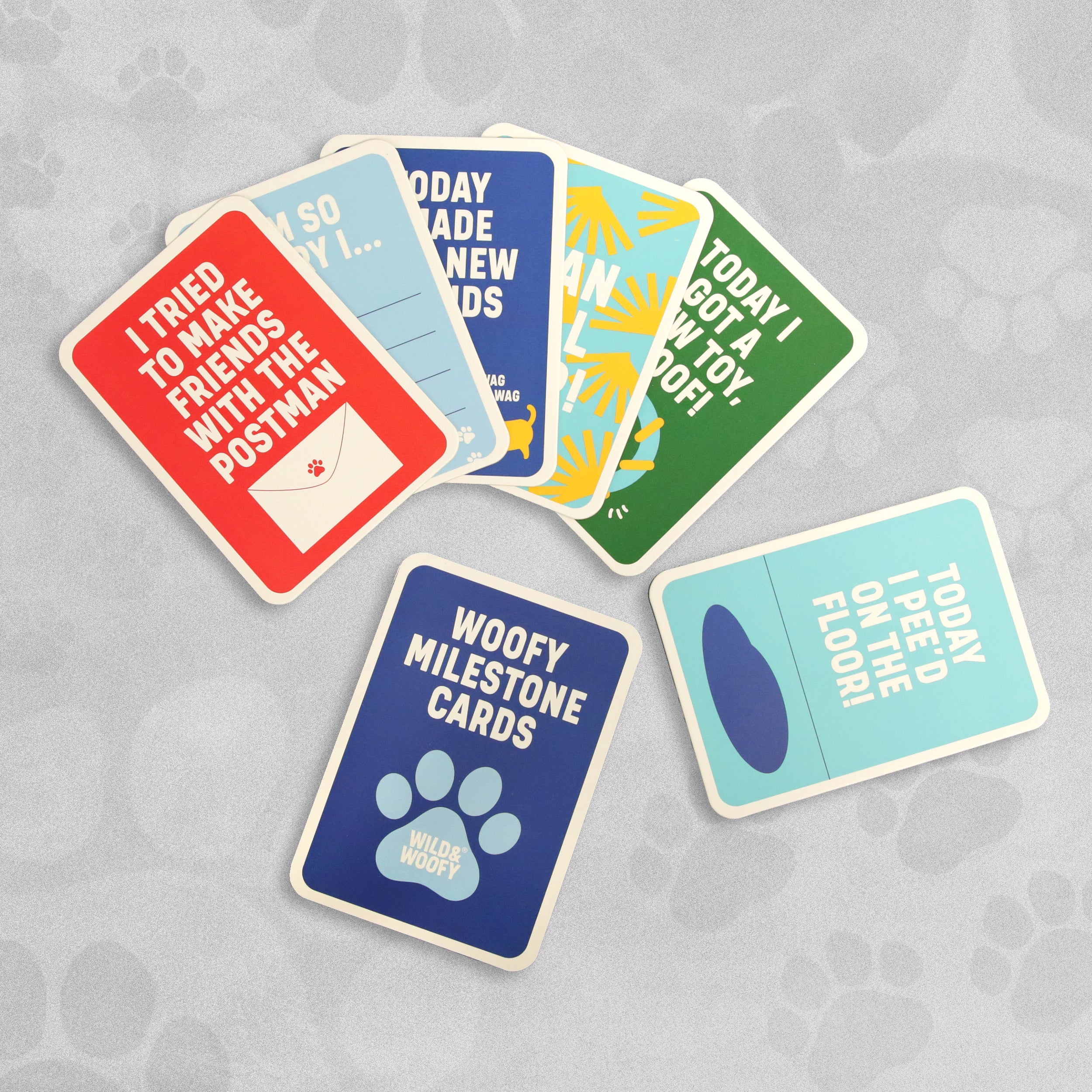 Wild & Woofy Dog Milestone Cards