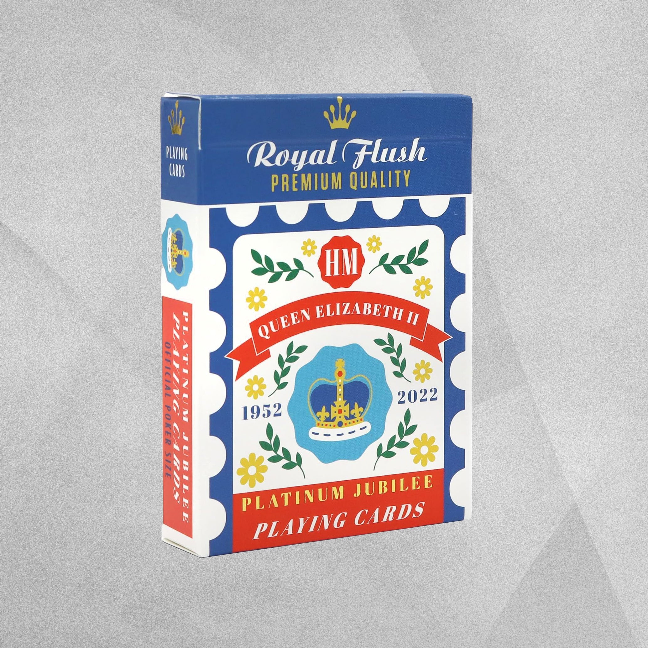 Royal Flush Queen Elizabeth II Playing Cards