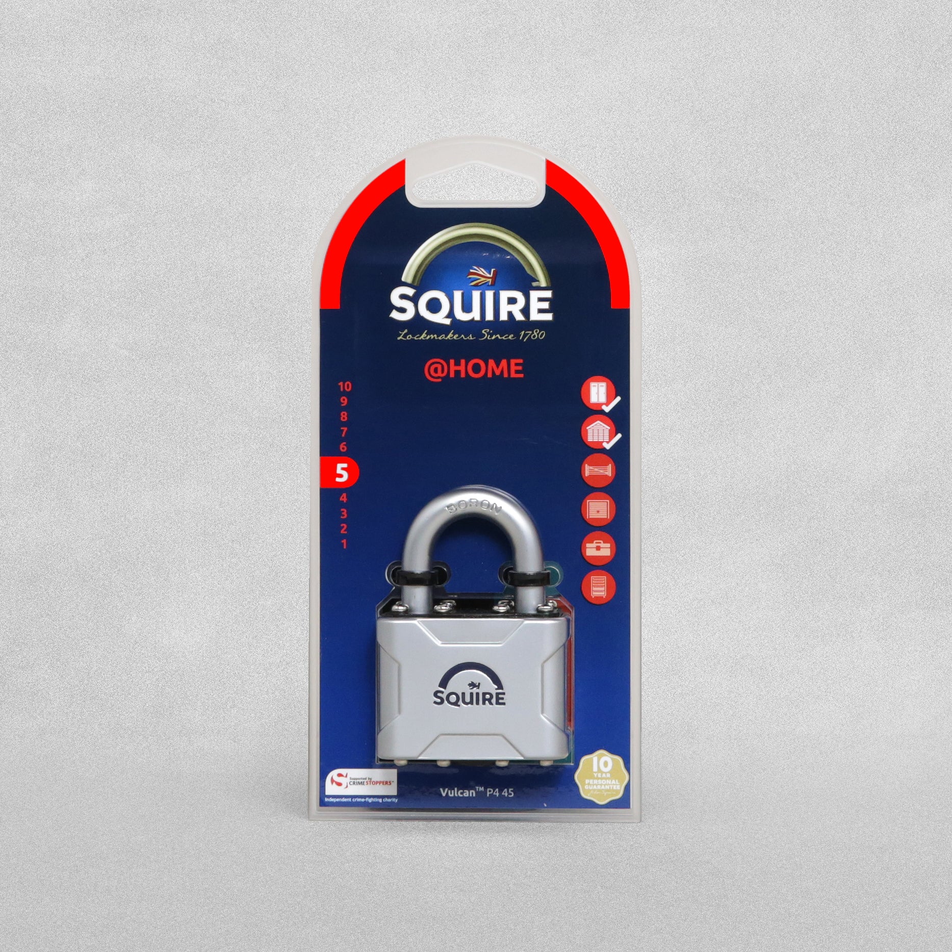 Squire Vulcan P4 45 Padlock - 2 Keys