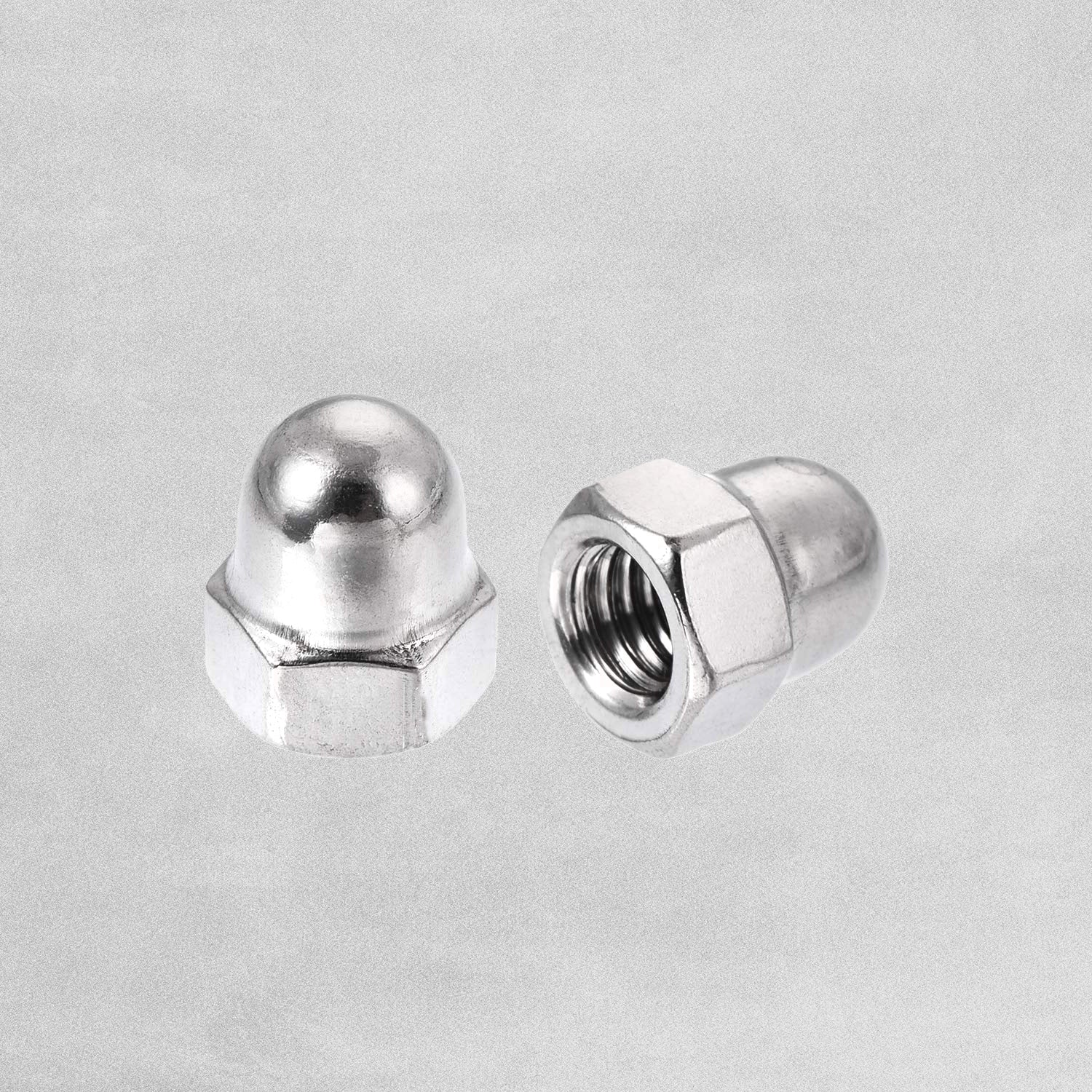 Sandleford Stainless Steel Dome Nuts - 316 Marine Grade SS - M6 - 10pcs